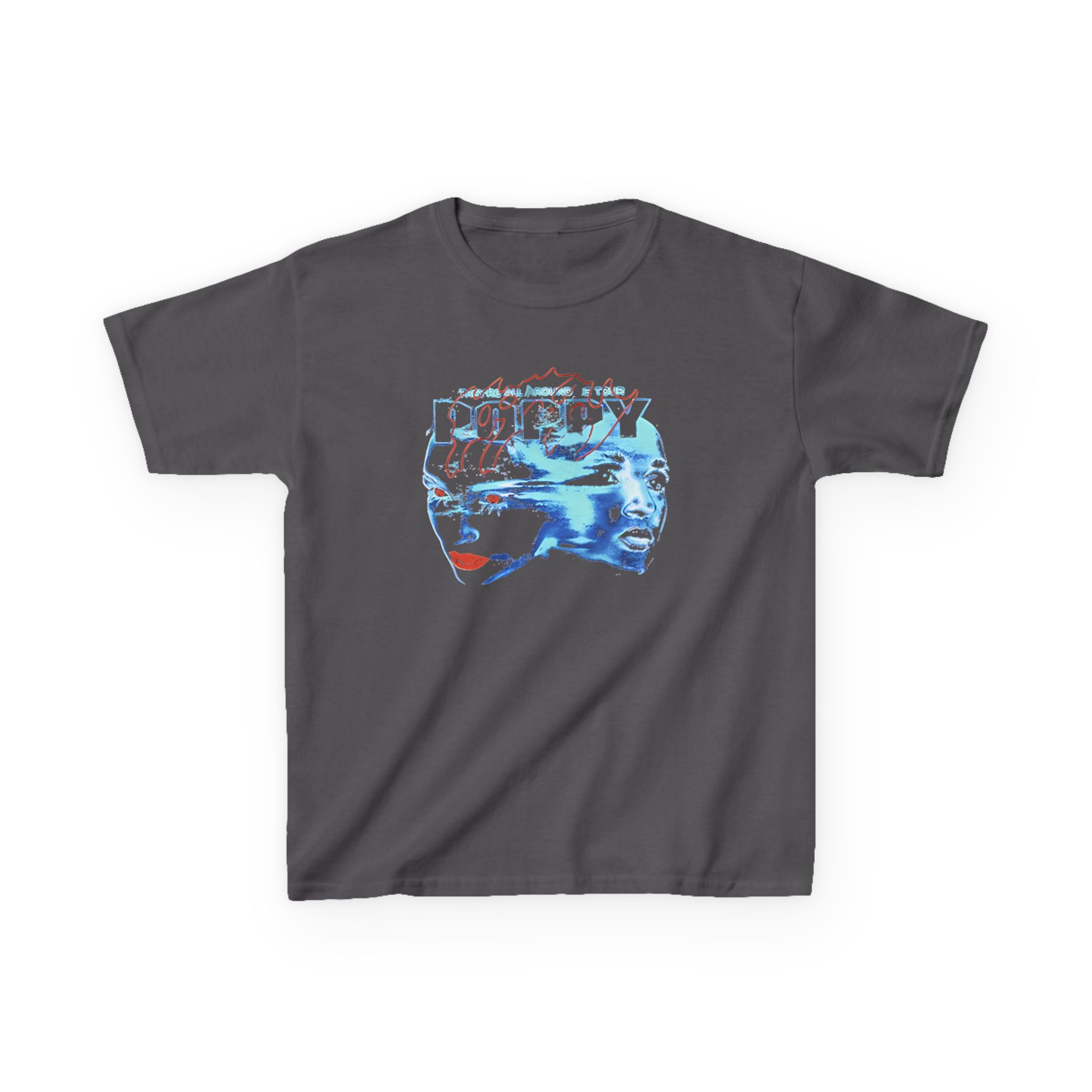 Kids Poppy They Are All Around Us Tour Heavy Cotton™ Tee - Image 5