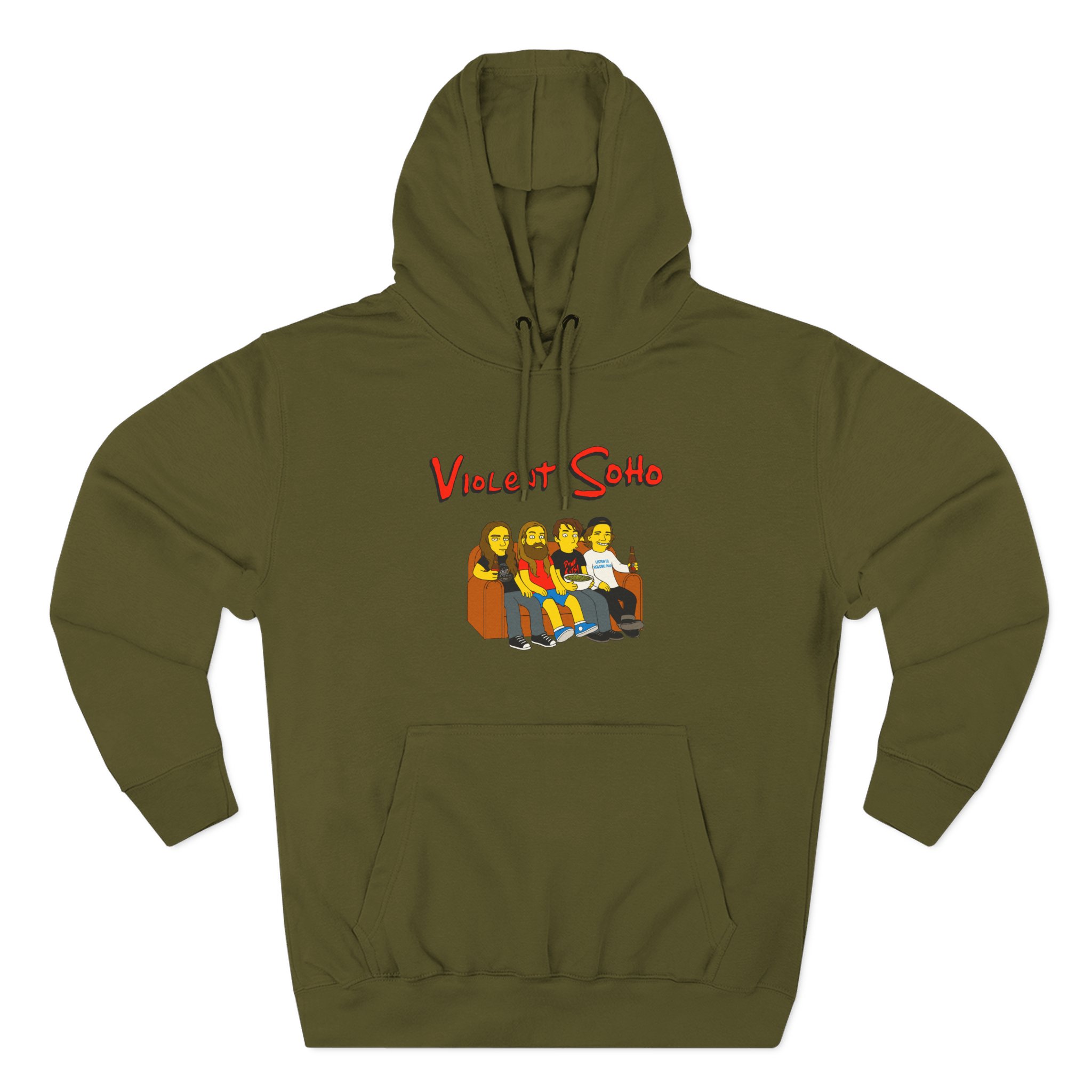 Violent Soho Springfield 4122 Three-Panel Fleece Hoodie - Image 11