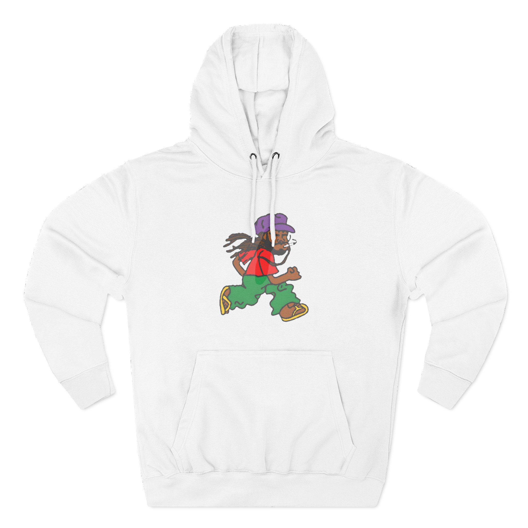 Aminé Running Man Three-panel Fleece Hoodie