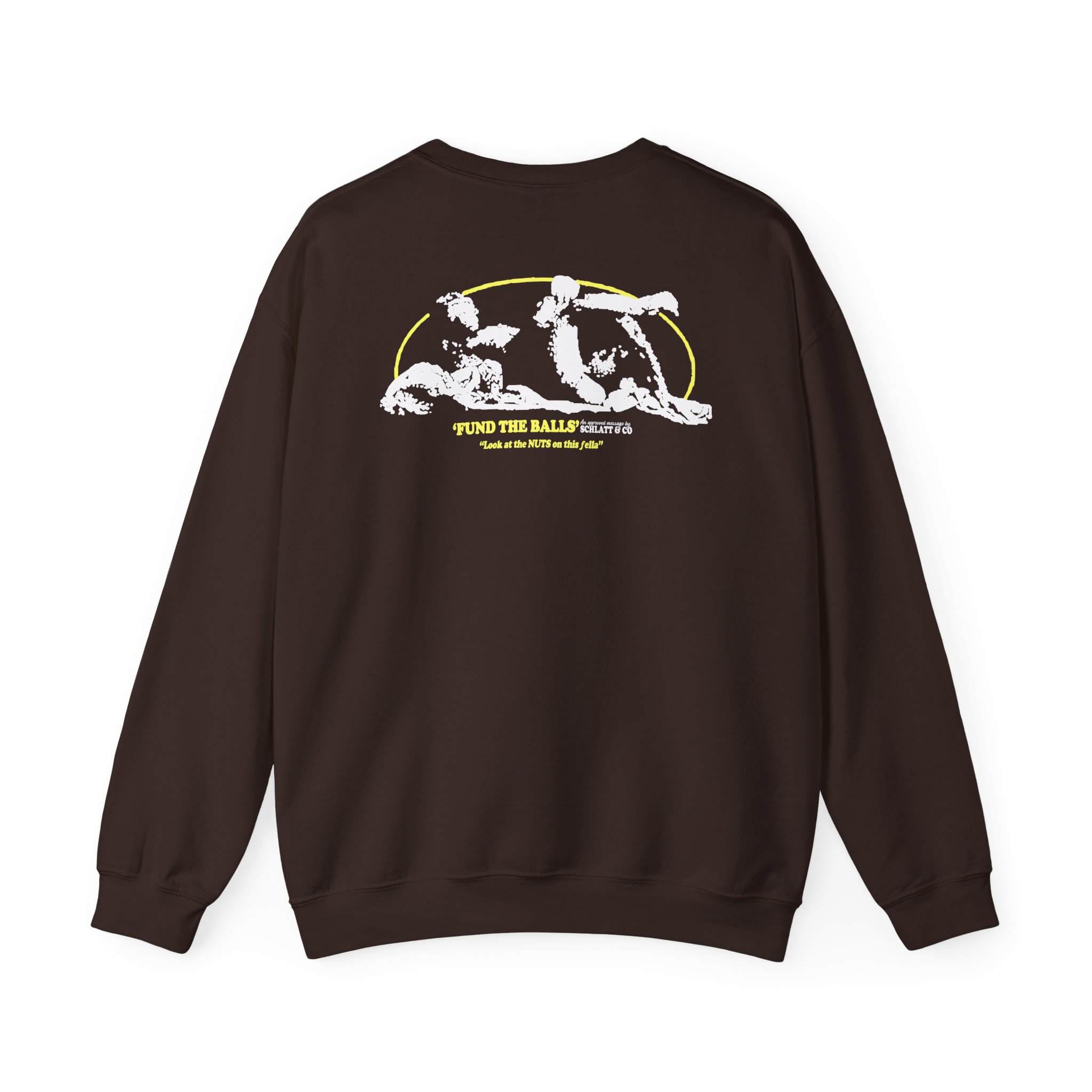 Jschlatt Thunder Balls Fun The Balls Unisex Heavy Blend™ Crewneck Sweatshirt - Image 4