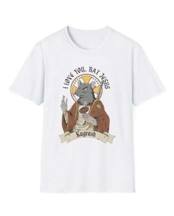 Dropout  Rat Jesus Unisex Softstyle T-shirt
