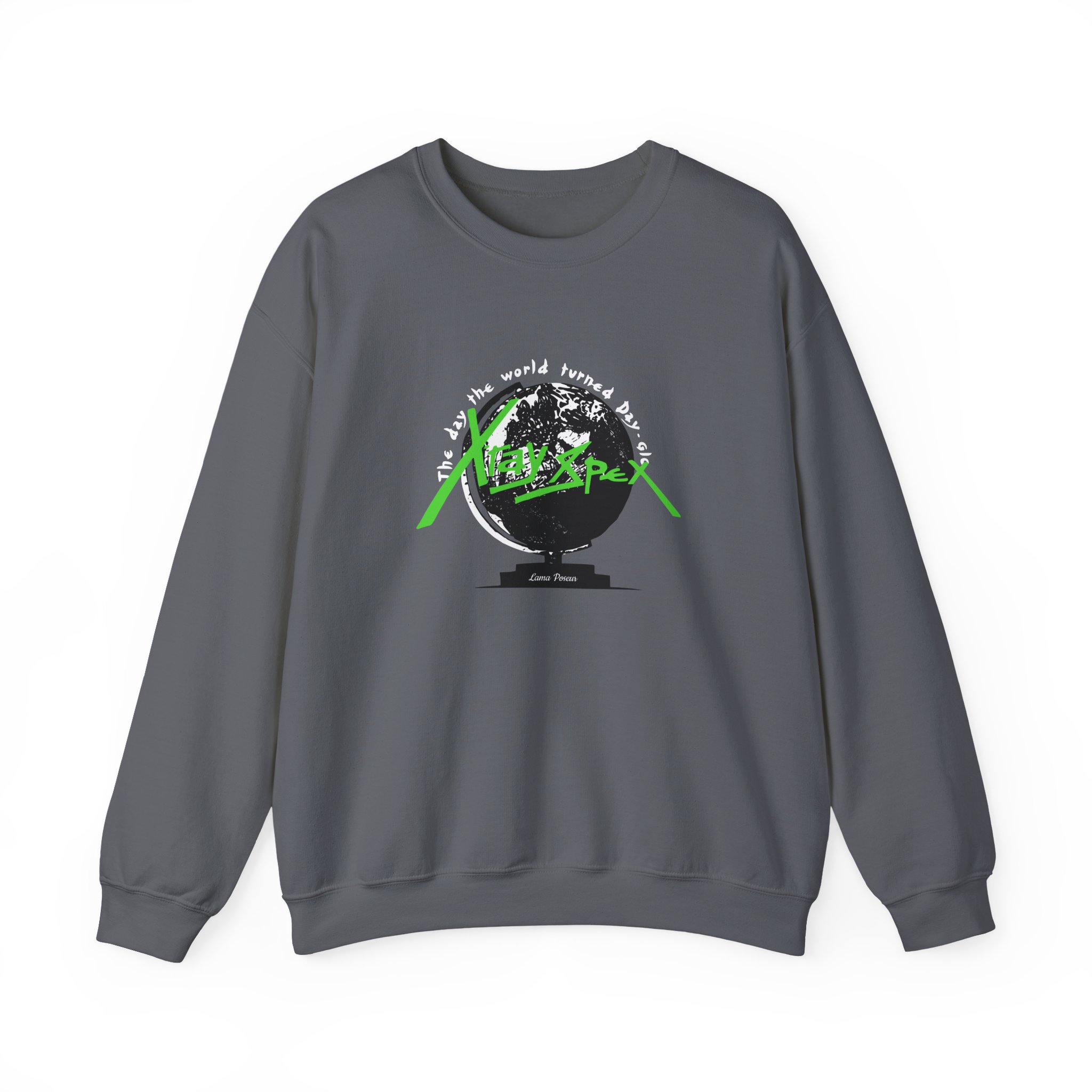 X-ray Spex Day-Glo Globe Unisex Heavy Blend™ Crewneck Sweatshirt - Image 13