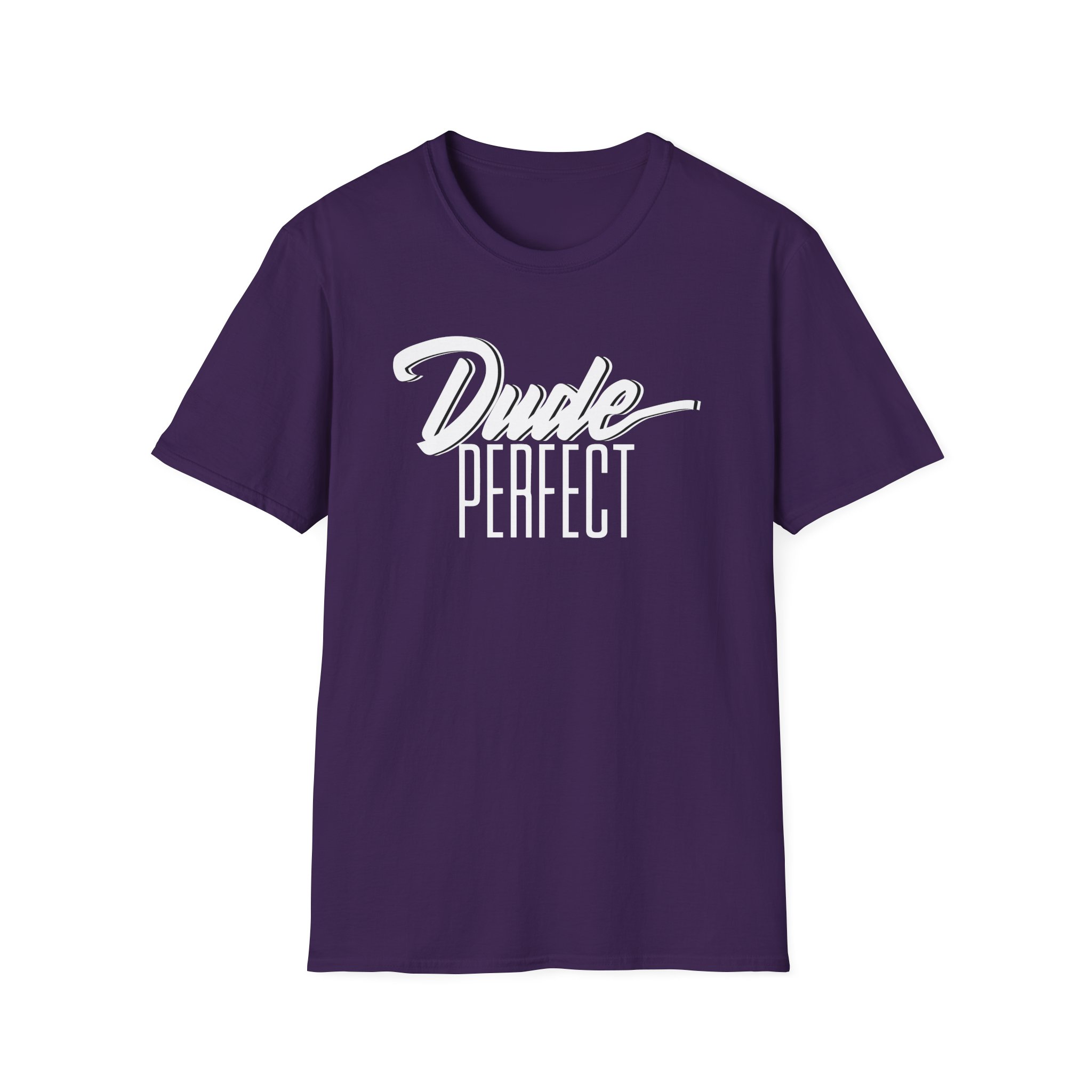 Dude Perfect Dude Script Unisex Softstyle T-Shirt - Image 17