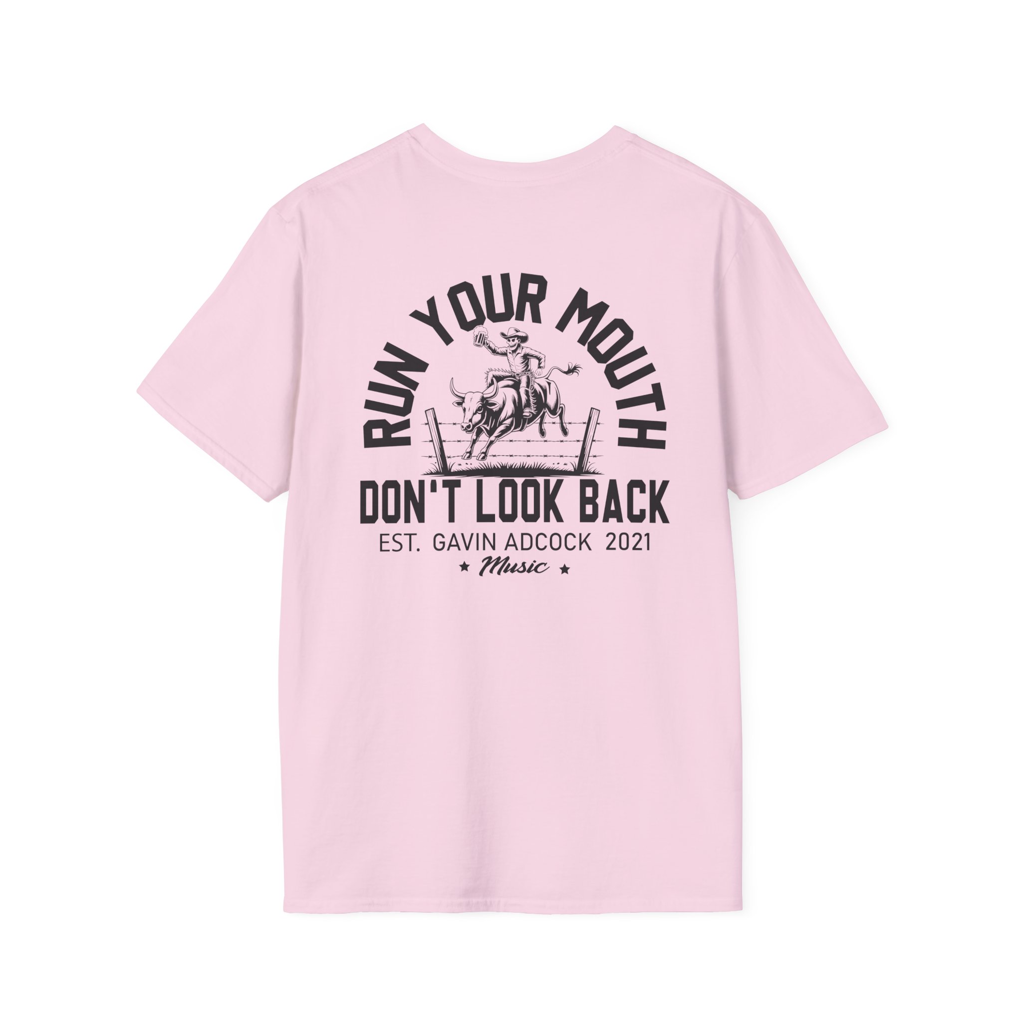 Gavin Adcock Run Your Mouth Unisex Softstyle T-Shirt - Image 14