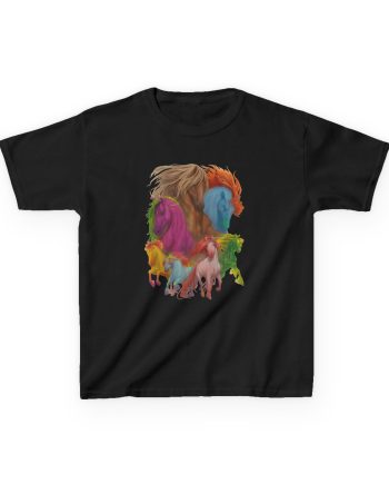 Dropout Dimension 20 The Seven Magic Horse Kids Heavy Cotton™ Tee