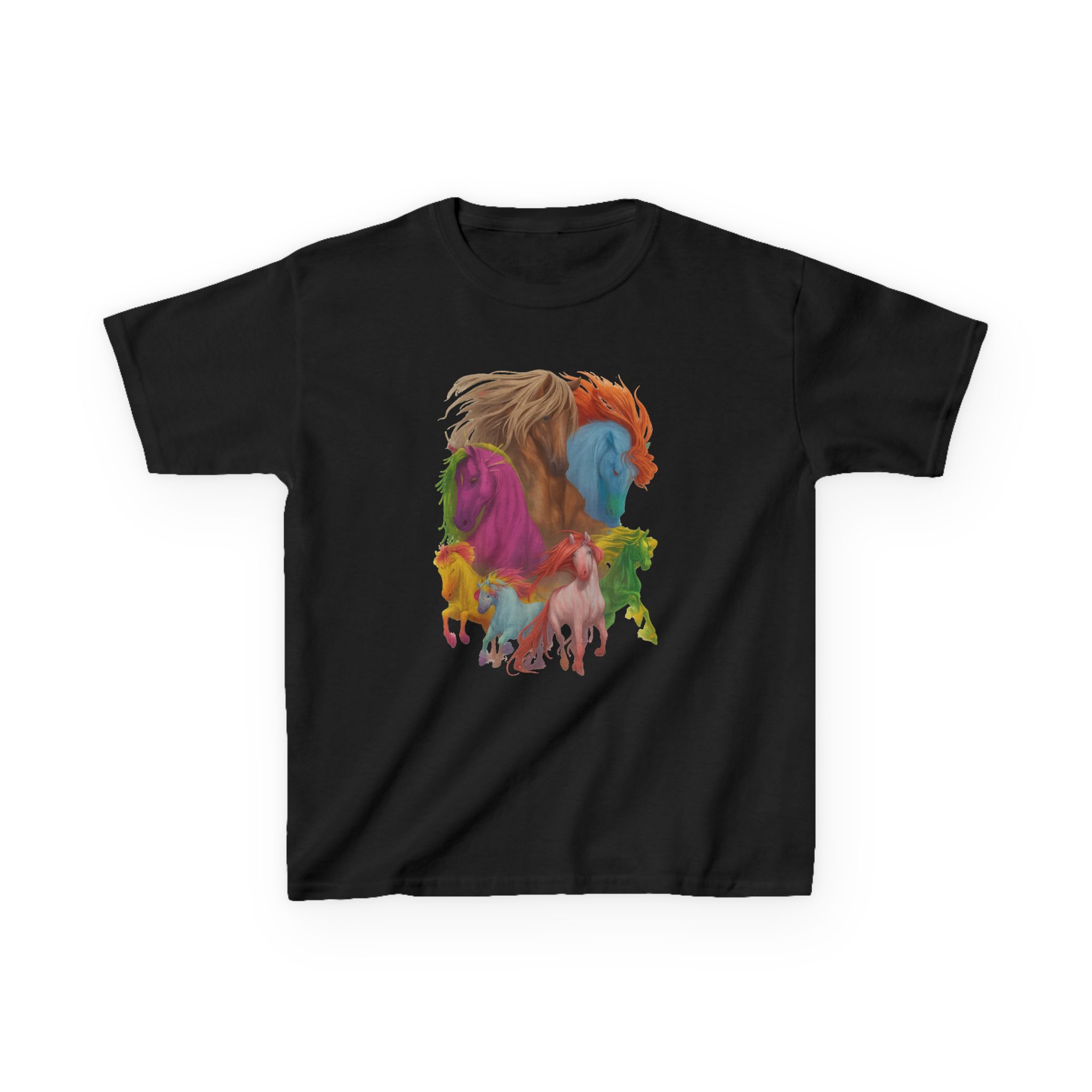 Dropout Dimension 20 The Seven Magic Horse Kids Heavy Cotton™ Tee