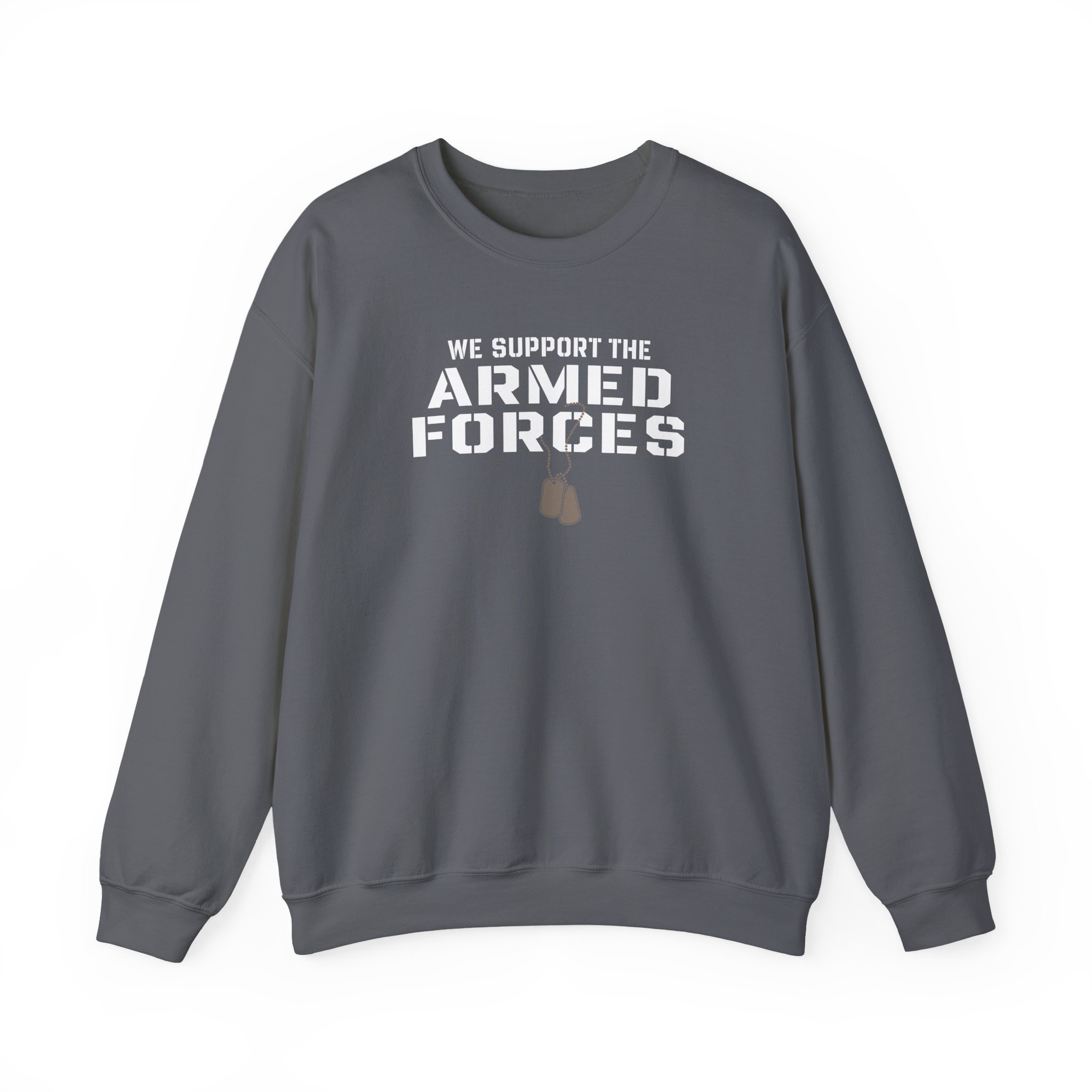 Valuetainment We Support the Armed Forces Unisex Heavy Blend™ Crewneck Sweatshirt - Image 13