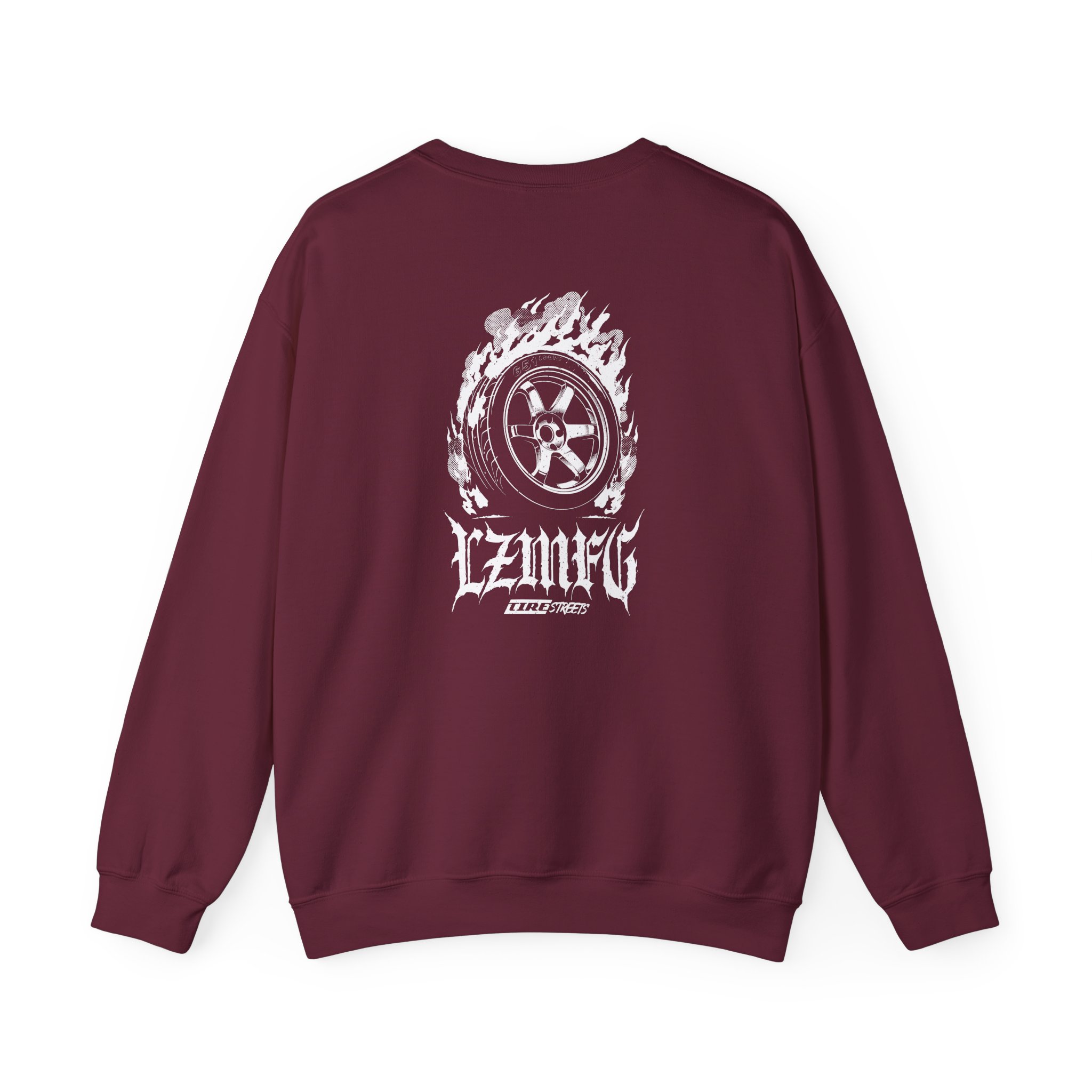 Adam LZ Tire Fire Unisex Heavy Blend™ Crewneck Sweatshirt - Image 4