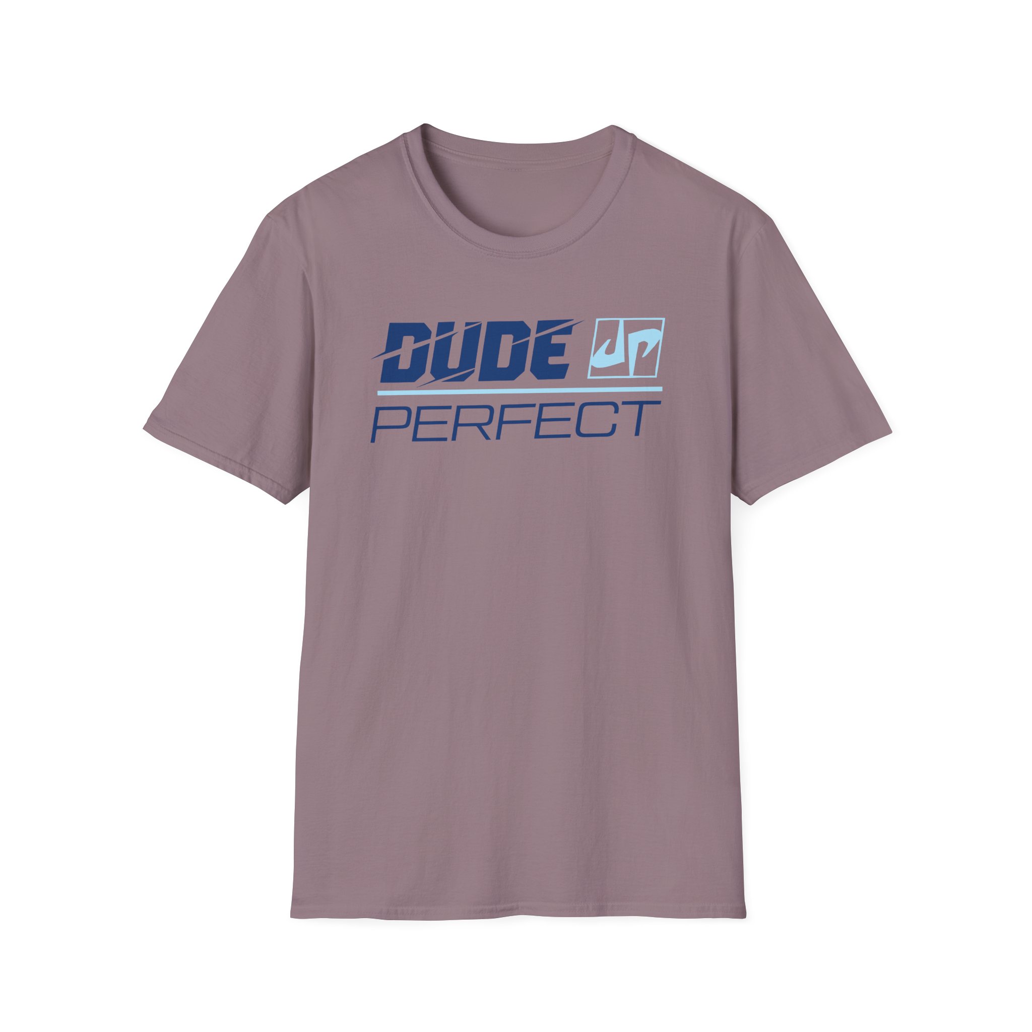 Dude Perfect Slash Wordmark Unisex Softstyle T-Shirt - Image 9