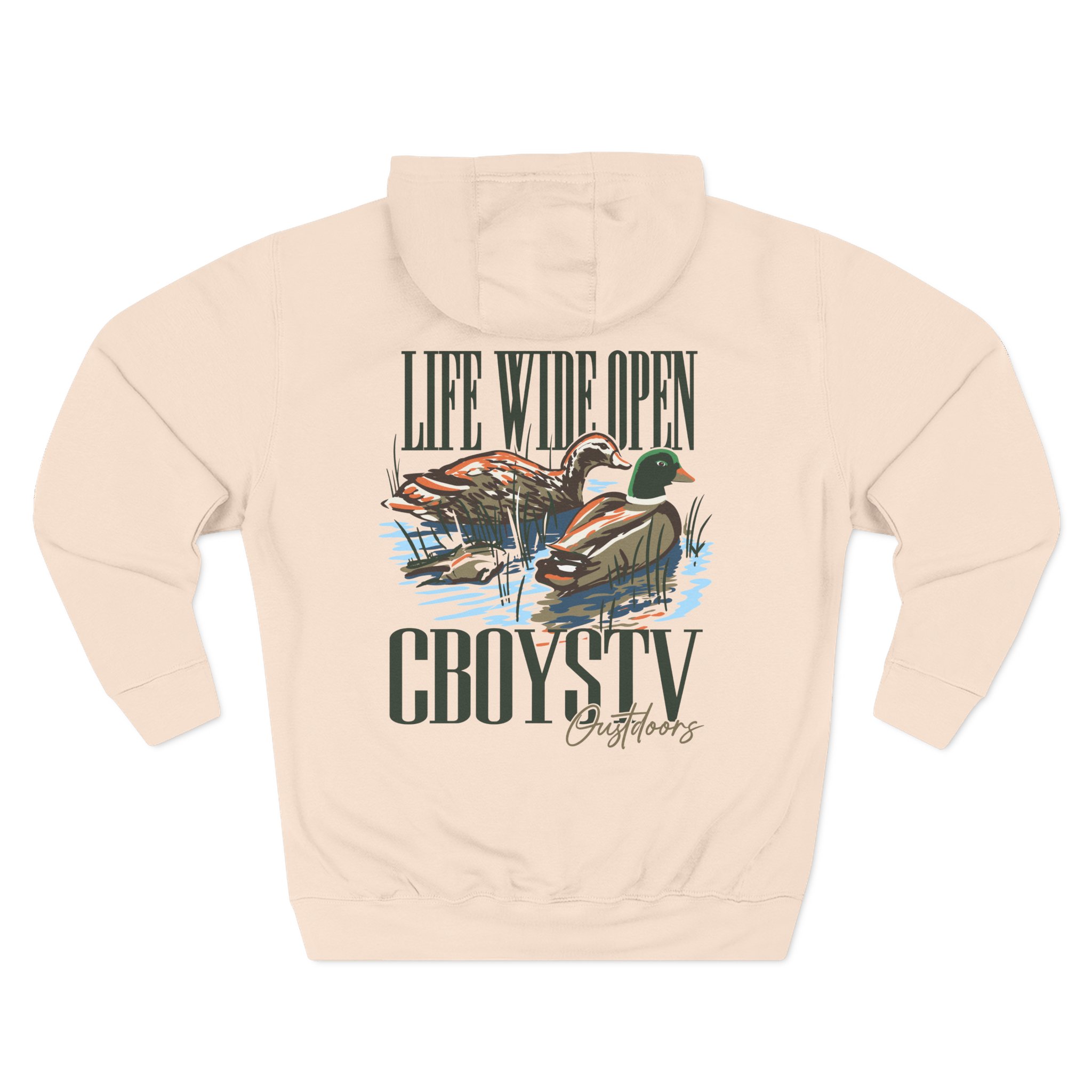 Cboystv Mallard Three-Panel Fleece Hoodie - Image 8