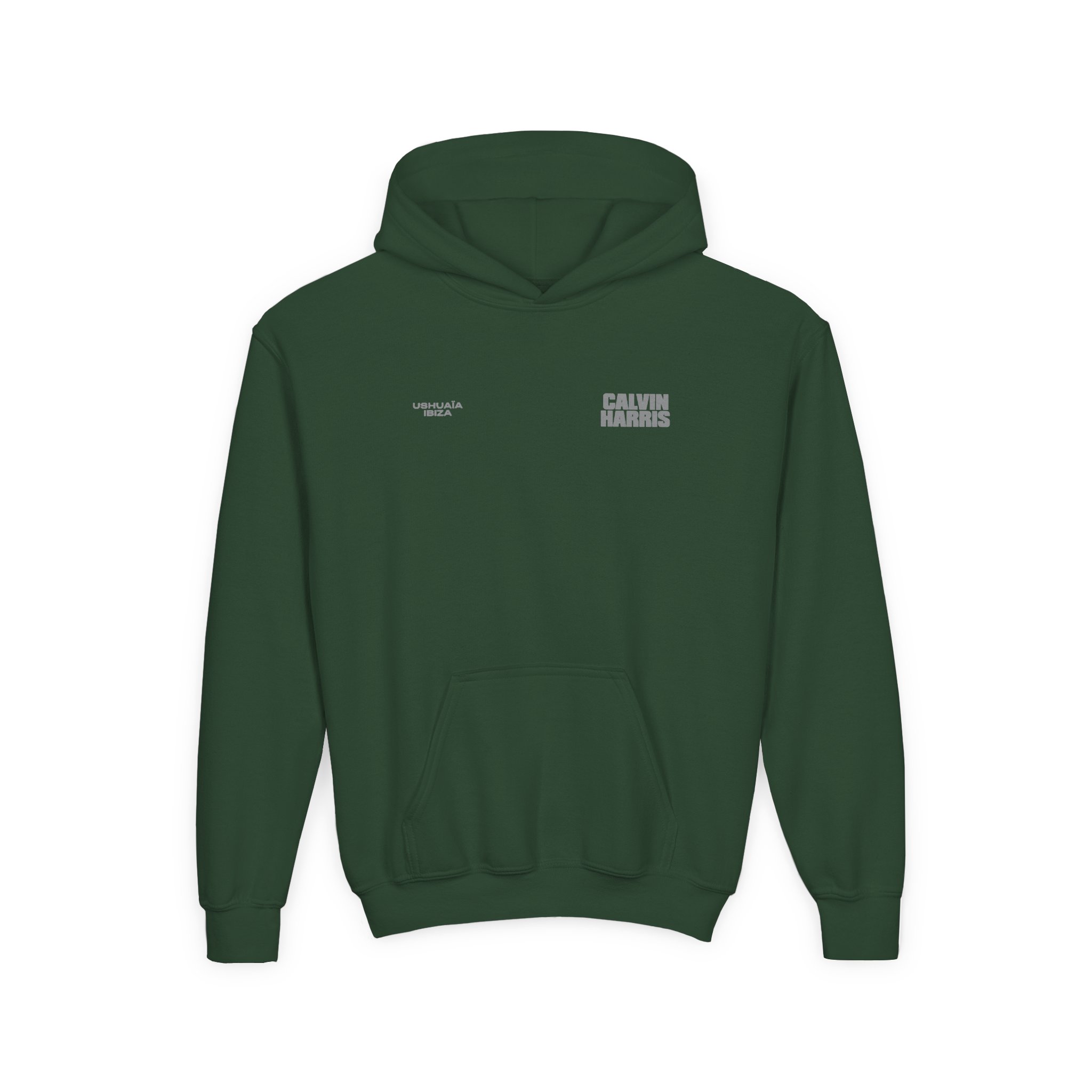 Youth Calvin Harris Ibiza Text Heavy Blend Hooded Sweatshirt - Image 5