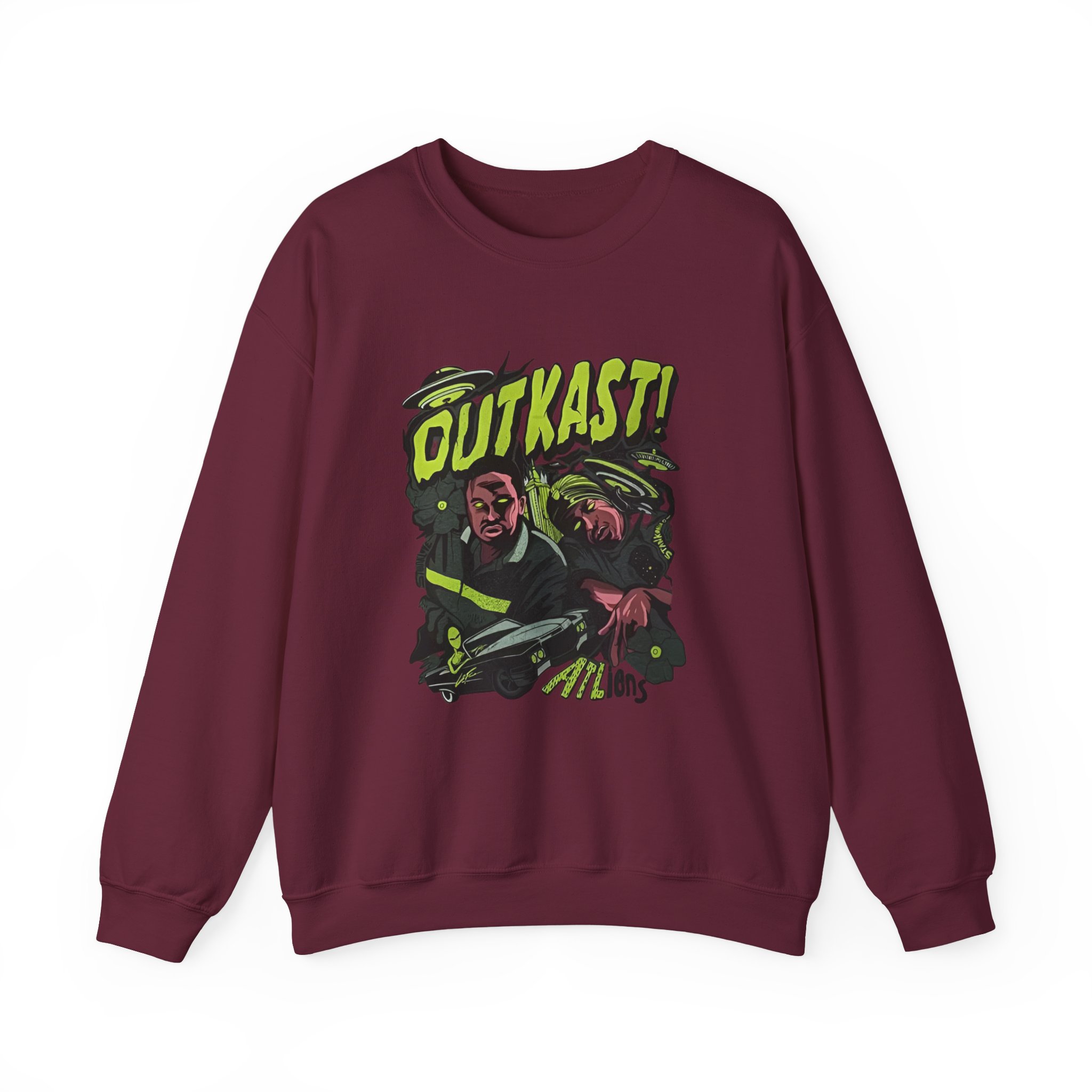 Outkast ATLiens Unisex Heavy Blend™ Crewneck Sweatshirt - Image 3