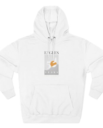 The Eagles 50 Years Sunrise Three-Panel Fleece Hoodie