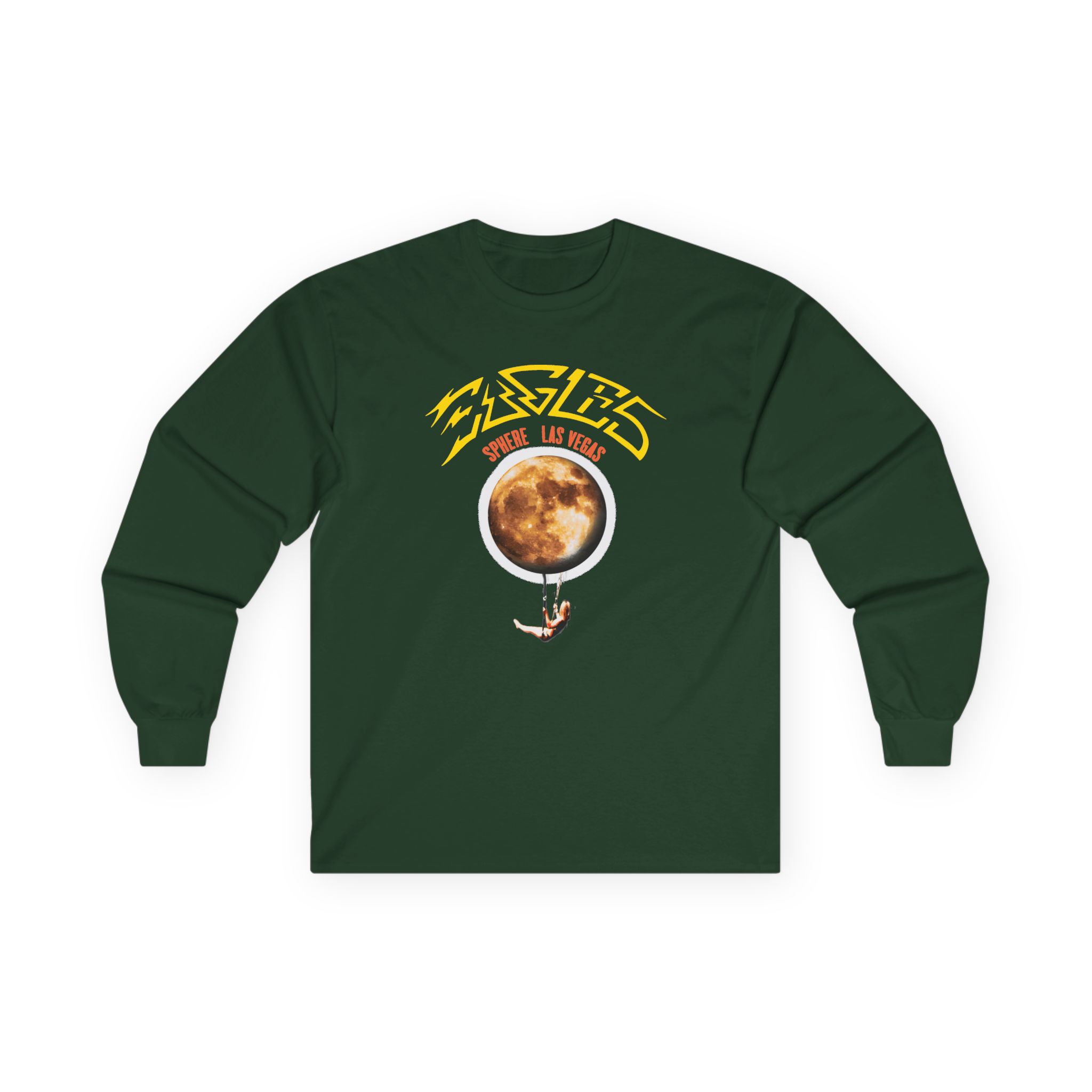 The Eagles Sphere Moon Trapeze Unisex Ultra Cotton Long Sleeve Tee - Image 5
