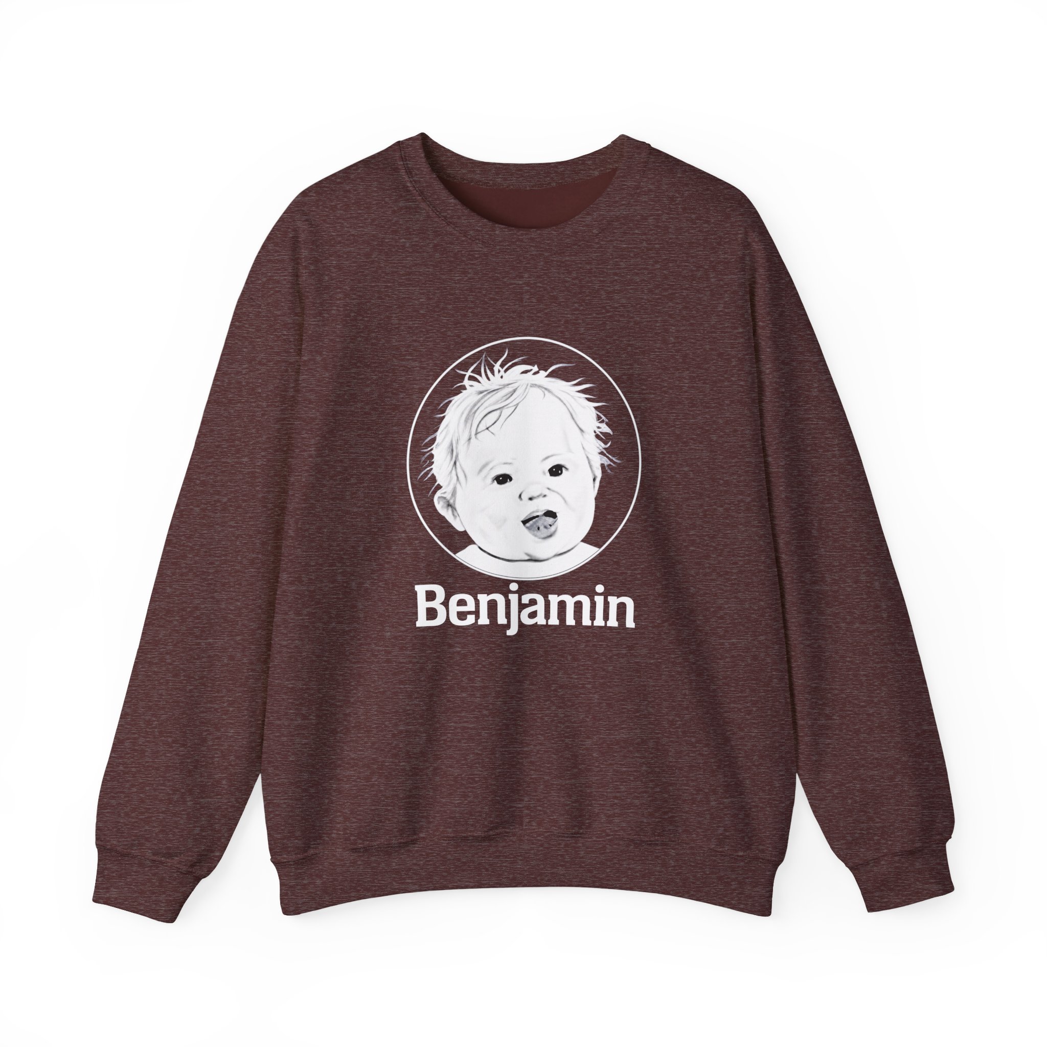 Garrett Watts Baby Benjamin Unisex Heavy Blend™ Crewneck Sweatshirt - Image 3
