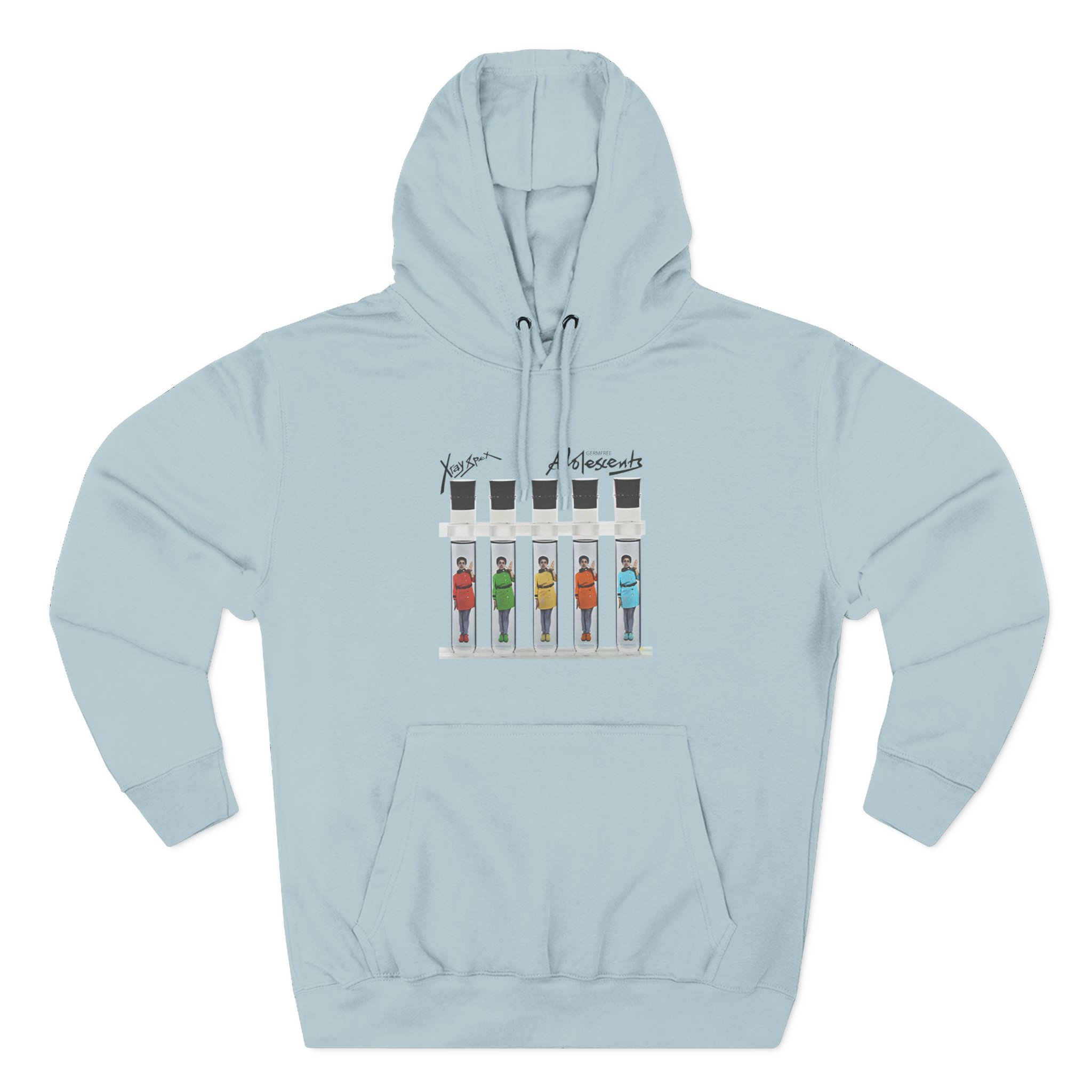 X-ray Spex Germ Free Five Tube Three-panel Fleece Hoodie - Image 11