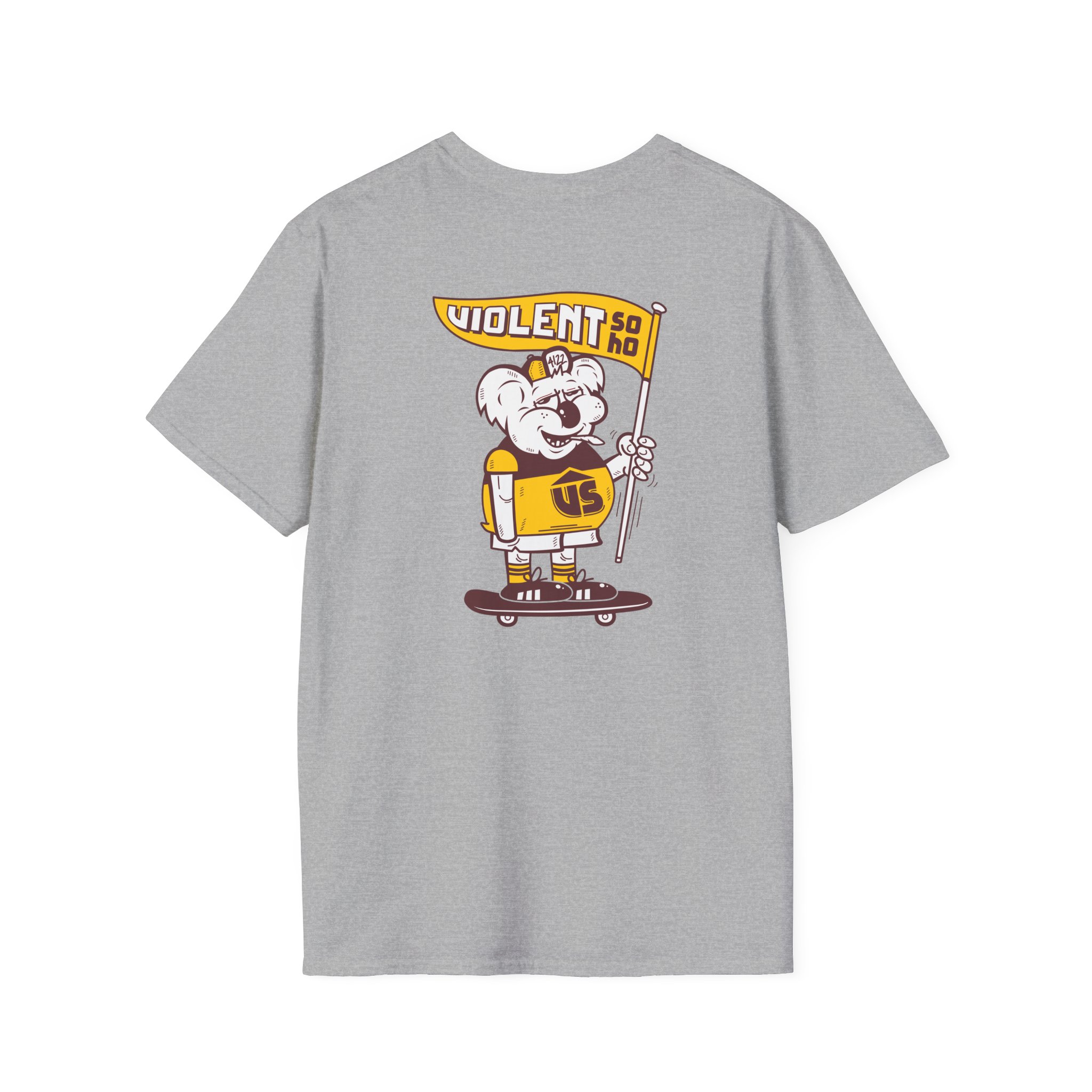 Violent Soho Brisbane Bears Unisex Softstyle T-Shirt - Image 10