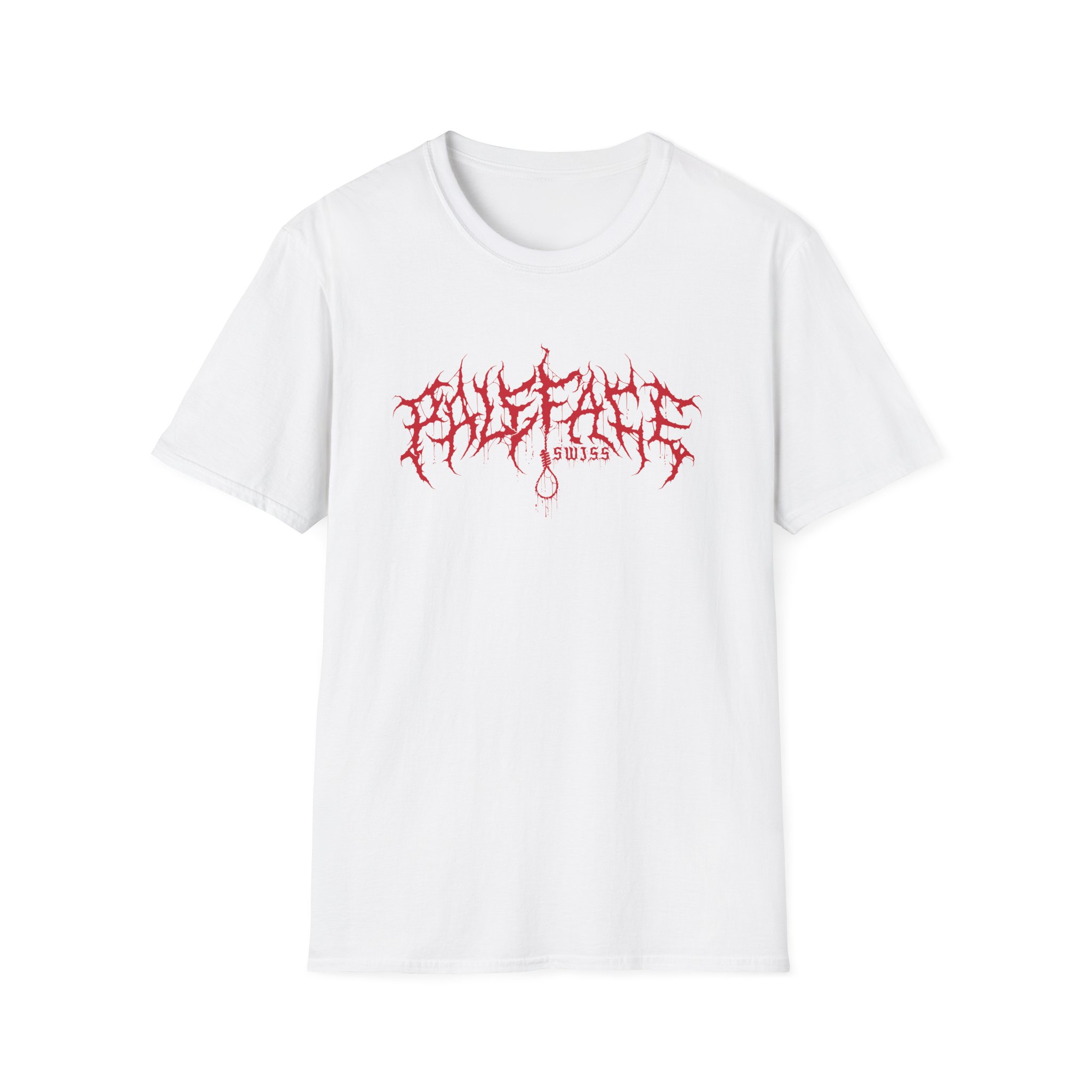 Paleface Swiss This World is Unisex Softstyle T-Shirt - Image 3