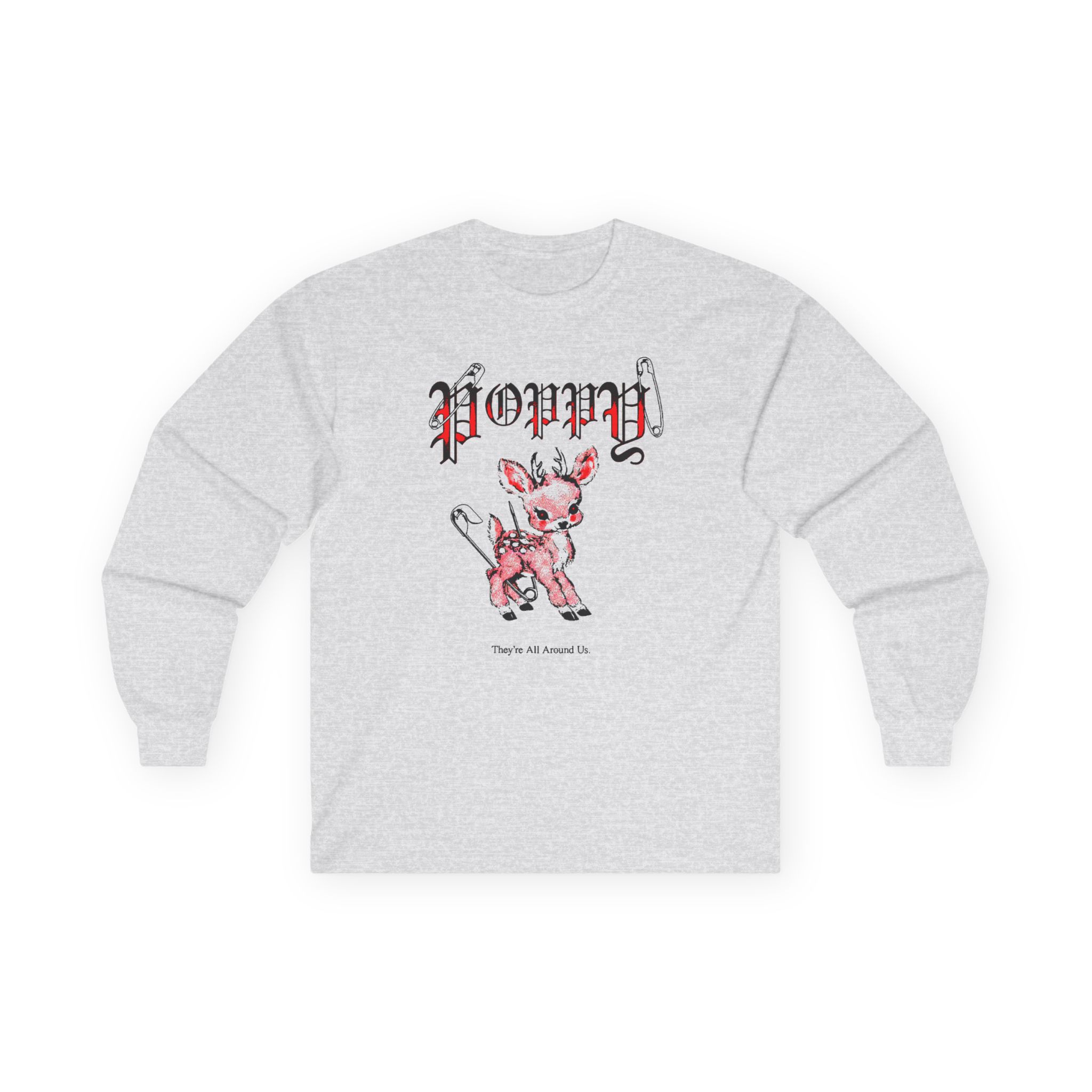 Poppy Deer Unisex Ultra Cotton Long Sleeve Tee - Image 3