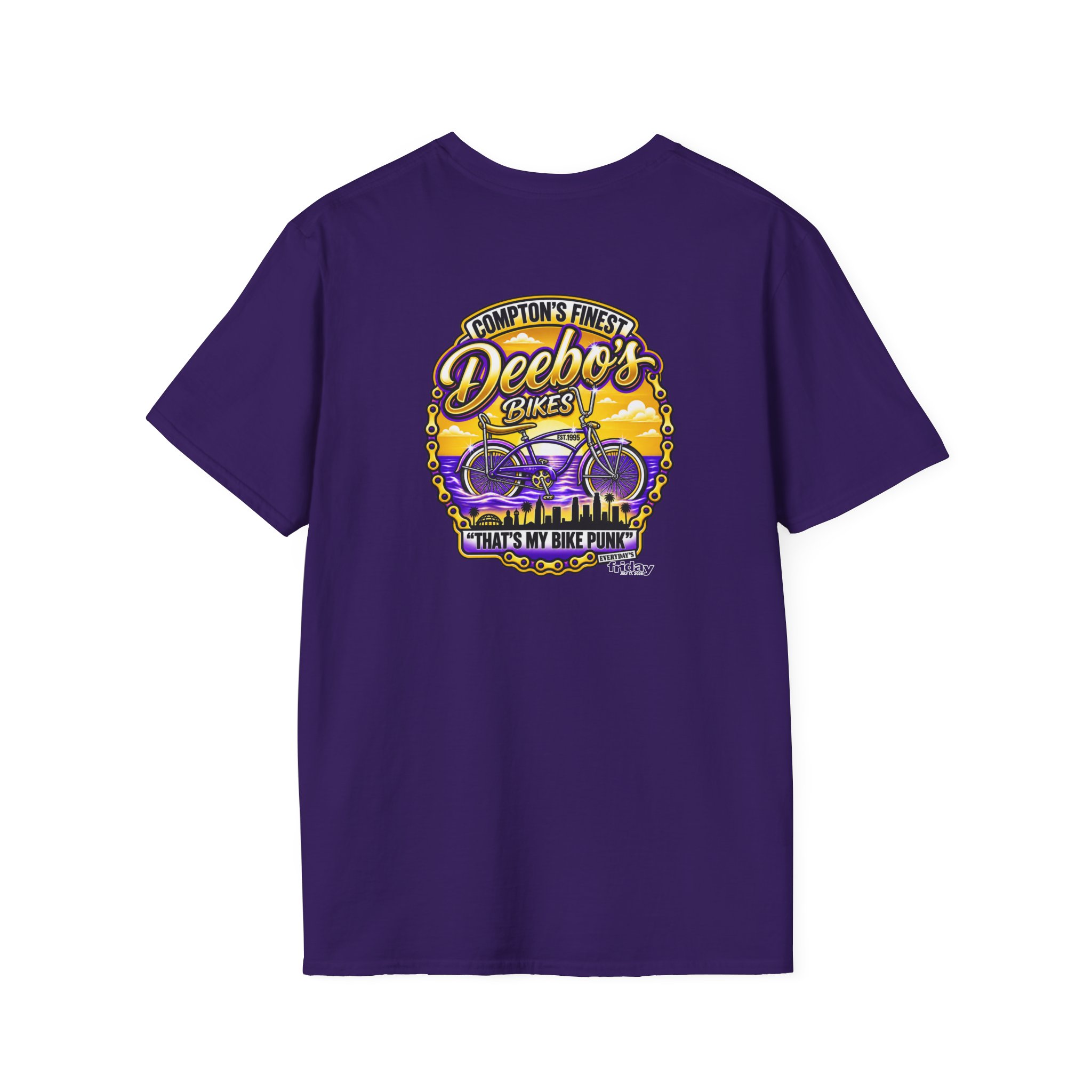 Ice Cube Deebo's Bikes Unisex Softstyle T-Shirt - Image 28