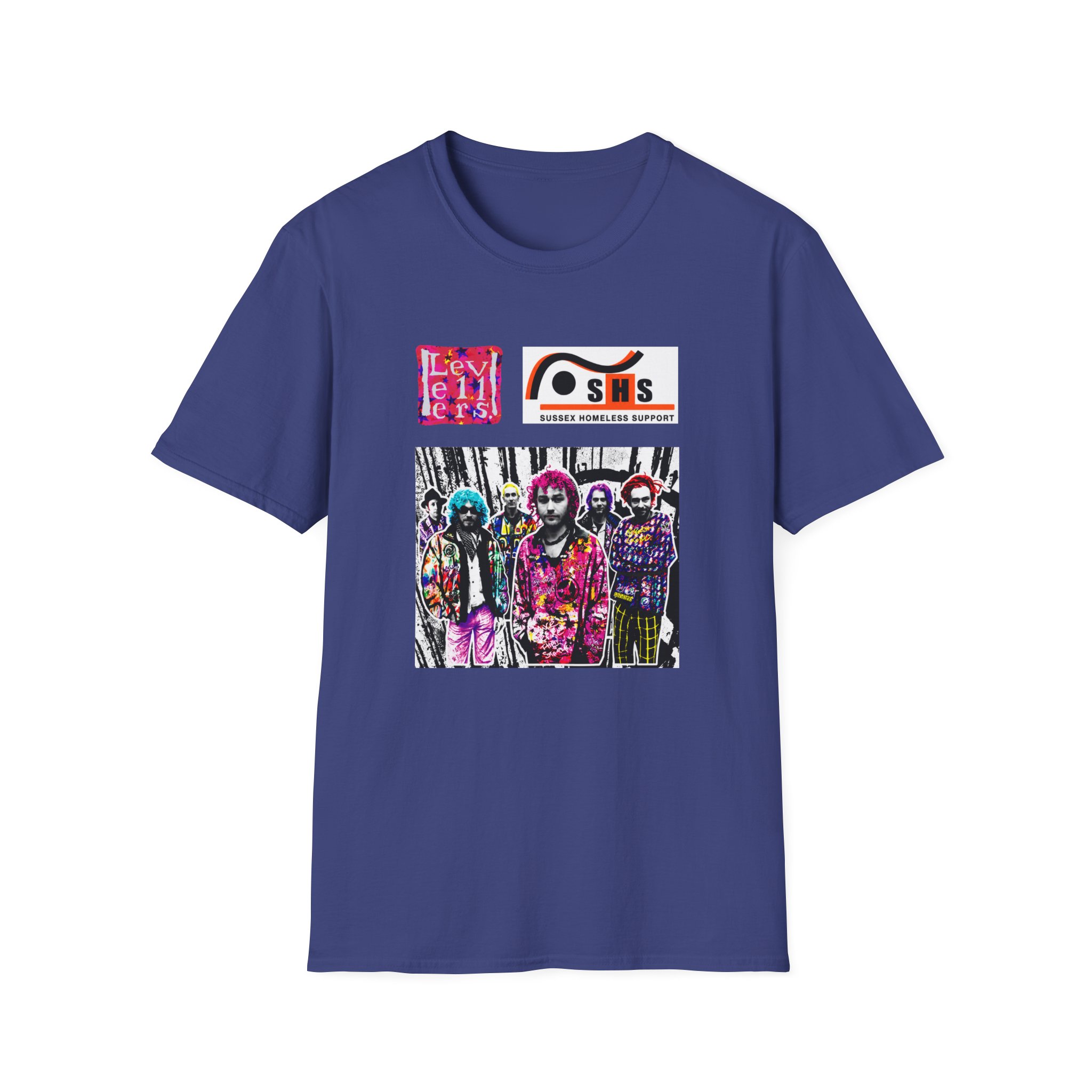 Levellers Postman Print Unisex Softstyle T-Shirt - Image 11