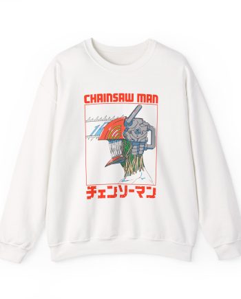 Chainsaw Man Three Tone Unisex Heavy Blend™ Crewneck Sweatshirt