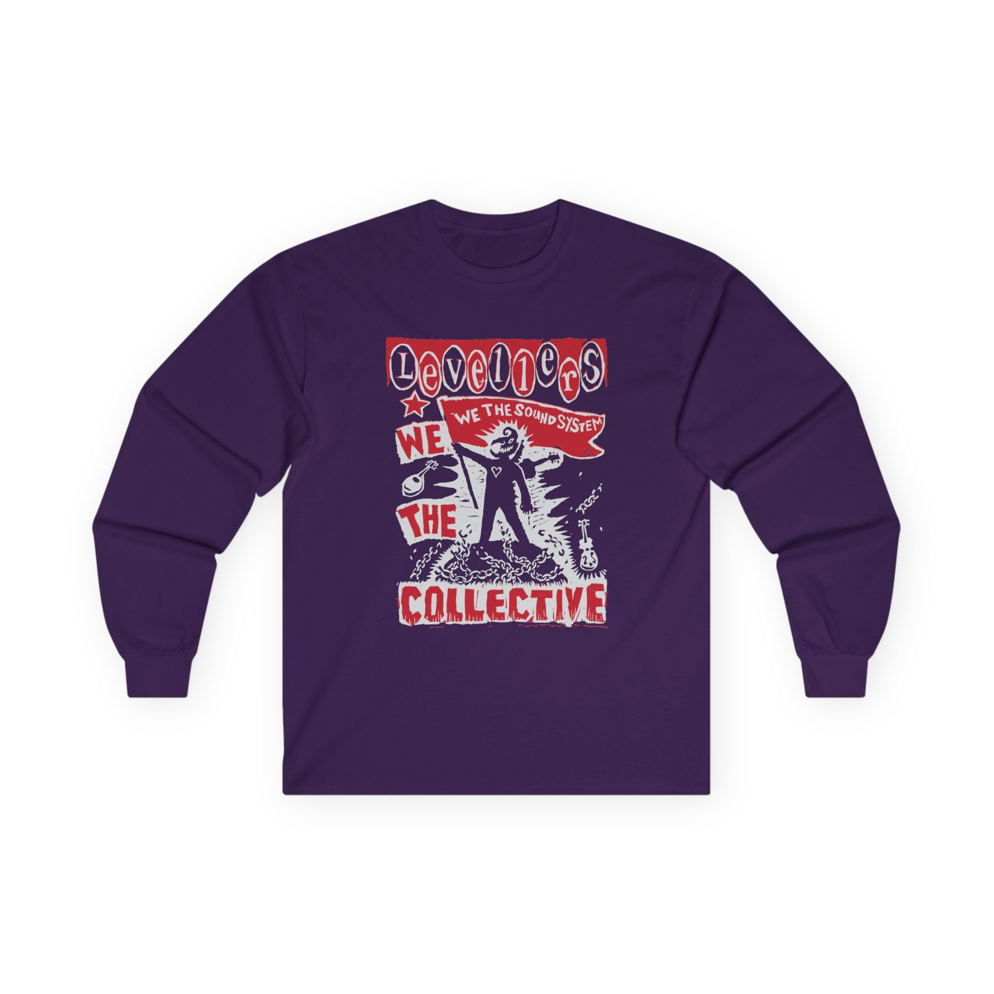 Levellers 2025 March We the Collective Tour Unisex Ultra Cotton Long Sleeve Tee - Image 11