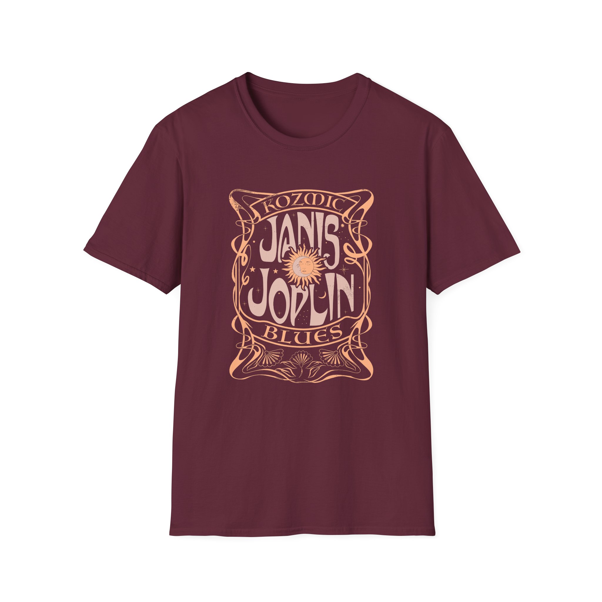 Janis Joplin Kozmic Unisex Softstyle T-shirt - Image 5