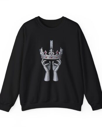 Mary J Blige Crown Unisex Heavy Blend™ Crewneck Sweatshirt