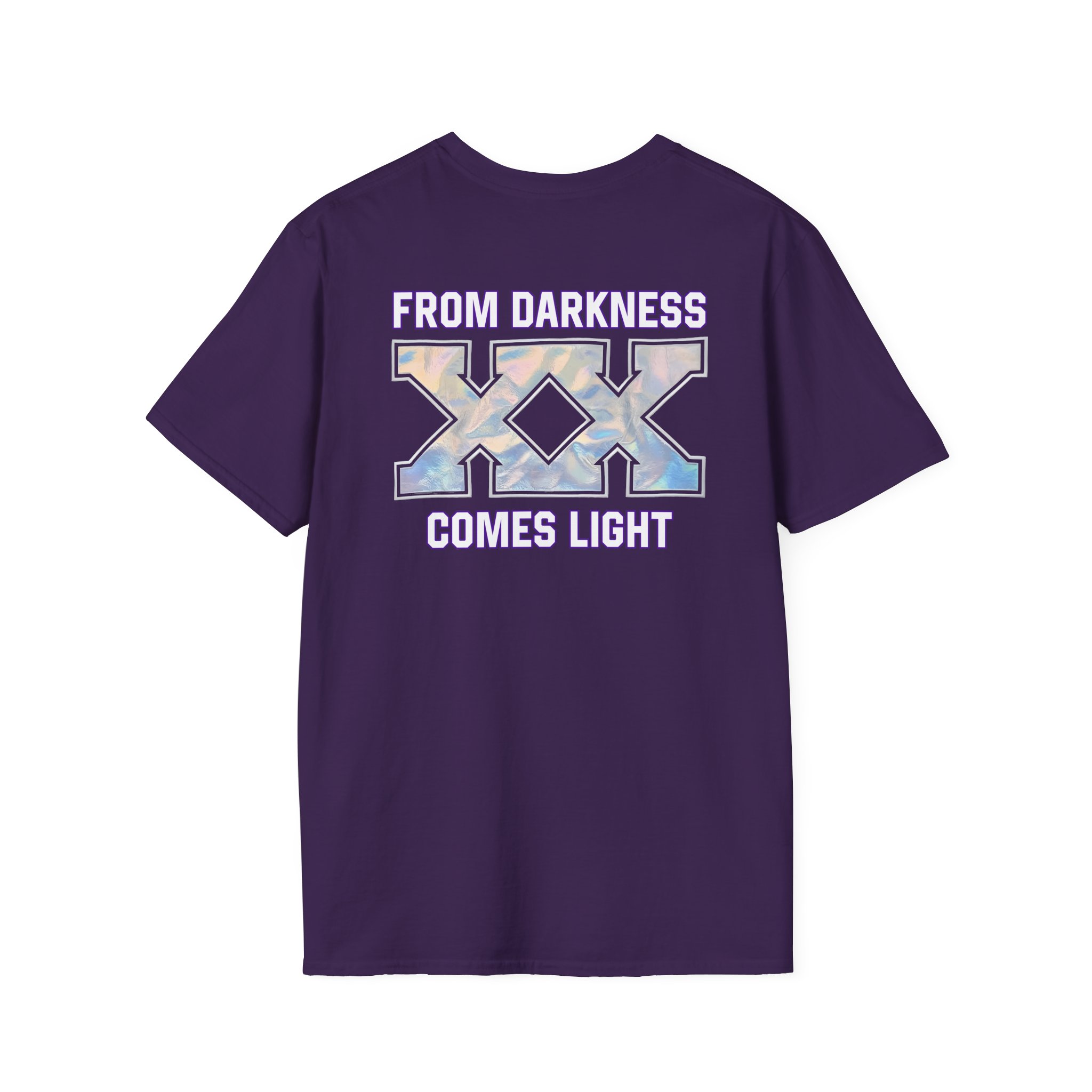 Deathpact From Darkness xx Comes Light Unisex Softstyle T-shirt - Image 16