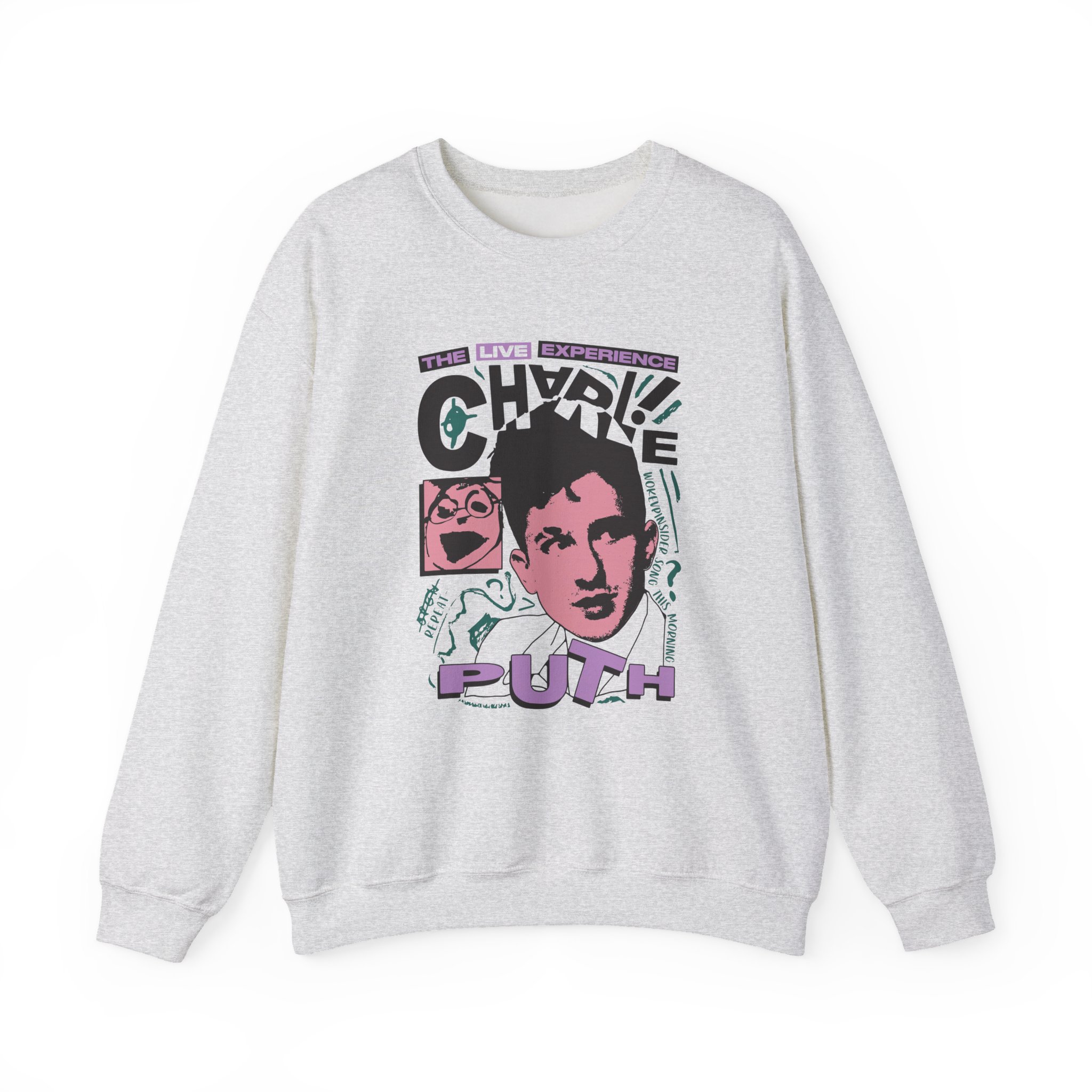 Charlie Puth Live Experience Unisex Heavy Blend™ Crewneck Sweatshirt - Image 3
