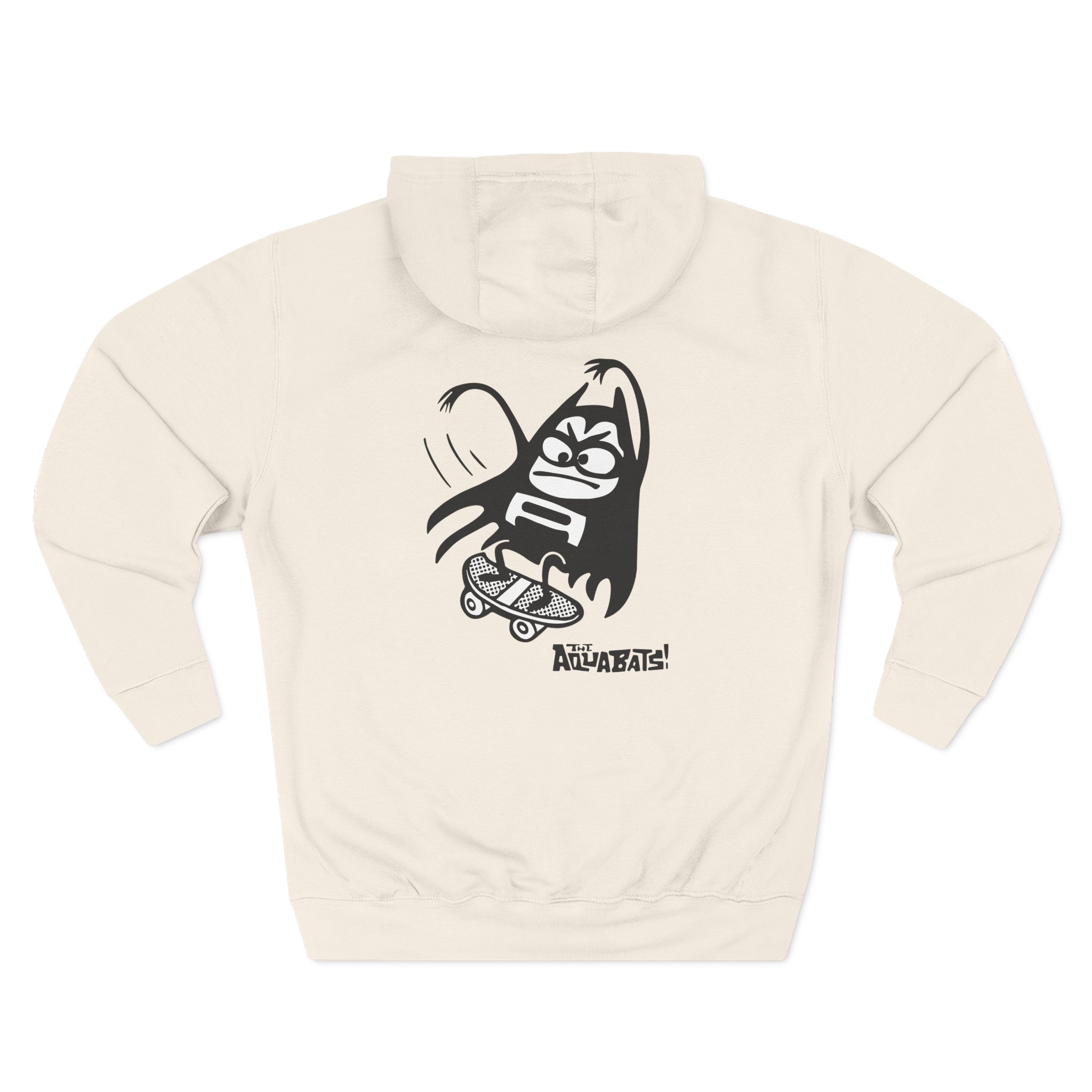 The Aquabats Lil Bat Skateboard Three-Panel Fleece Hoodie - Image 8