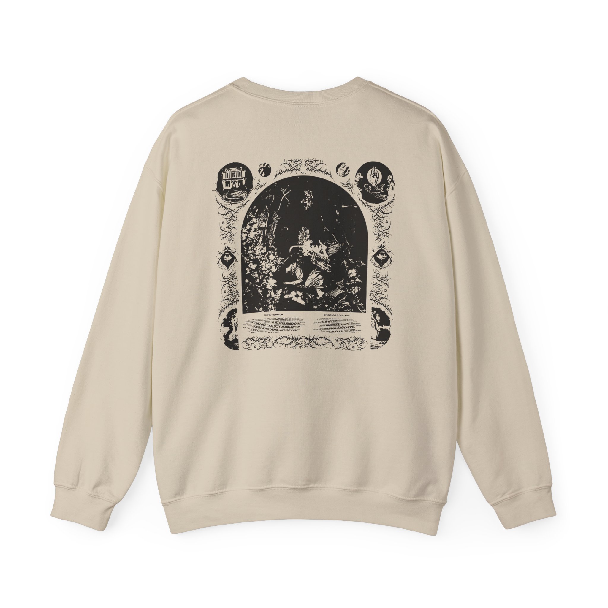 Knocked Loose Quiet Now Unisex Heavy Blend™ Crewneck Sweatshirt - Image 2