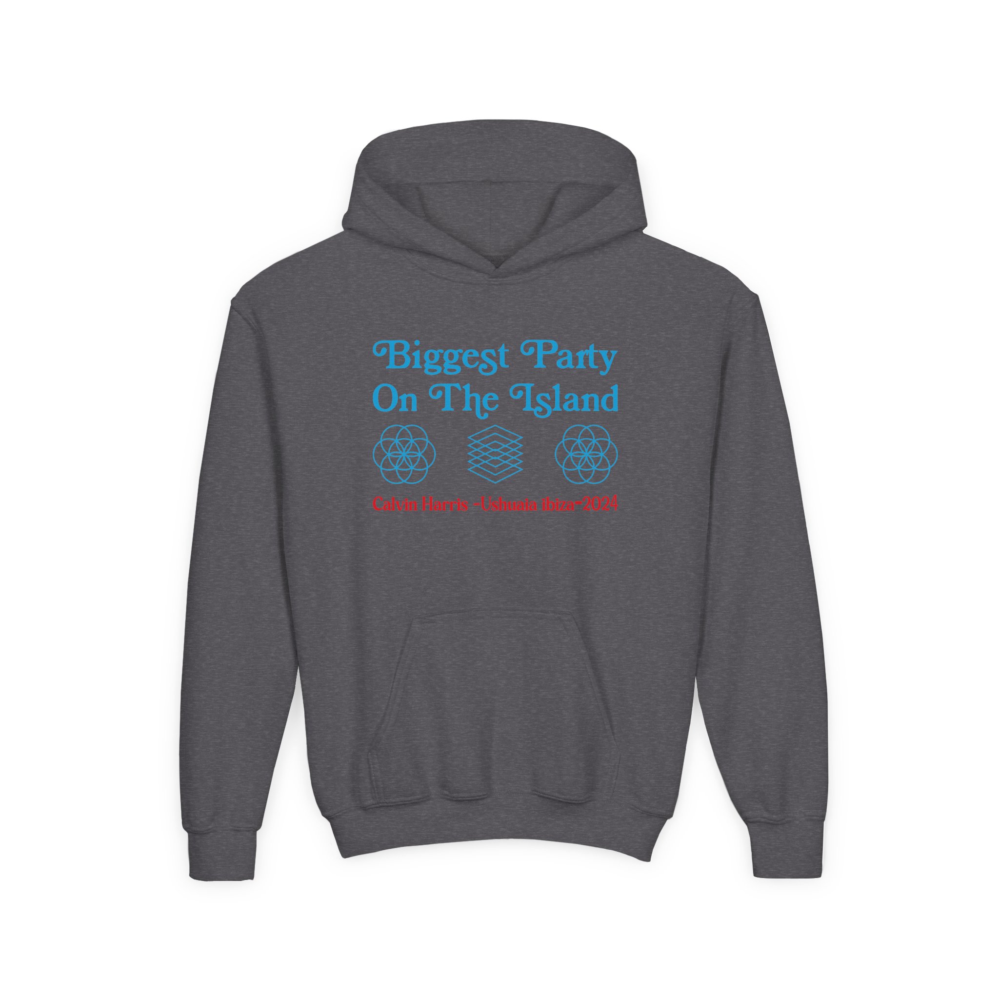 Youth Calvin Harris Ushuaia Higher Level Heavy Blend Hooded Sweatshirt - Image 15
