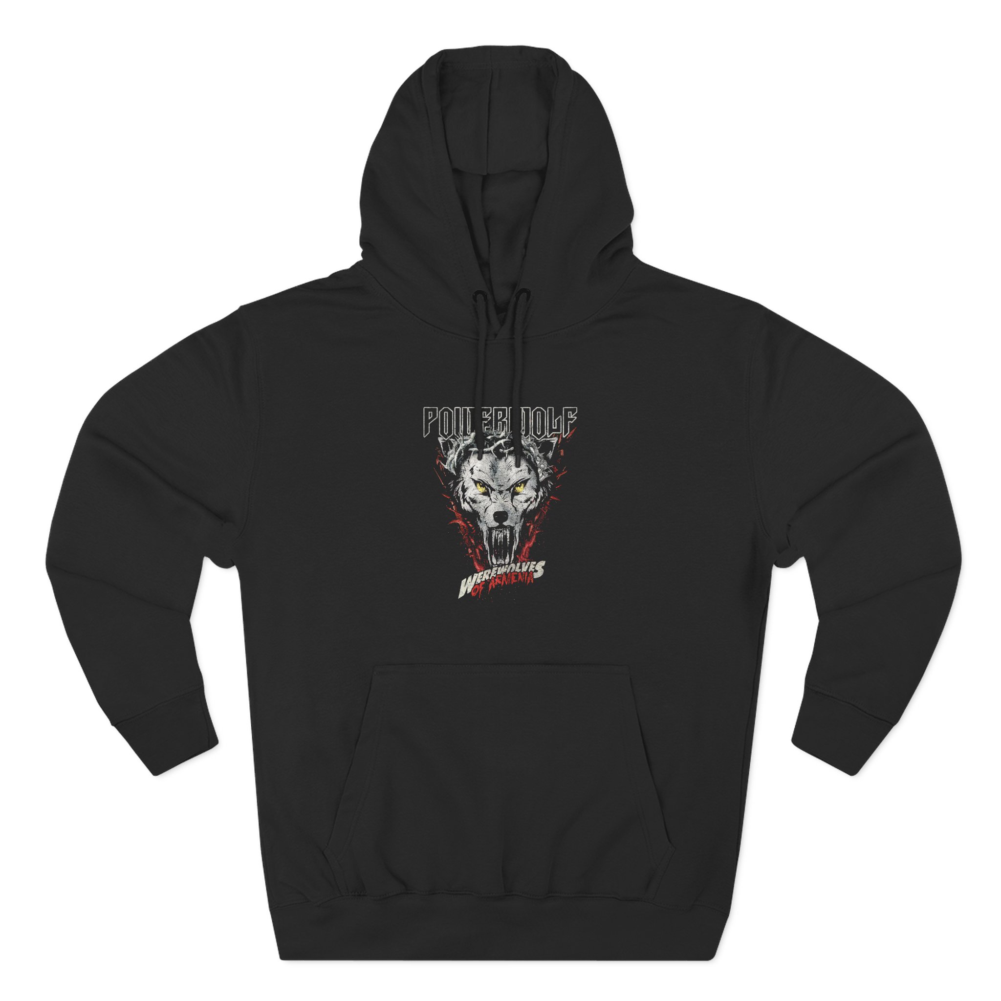 Powerwolf Werewolves Three-Panel Fleece Hoodie
