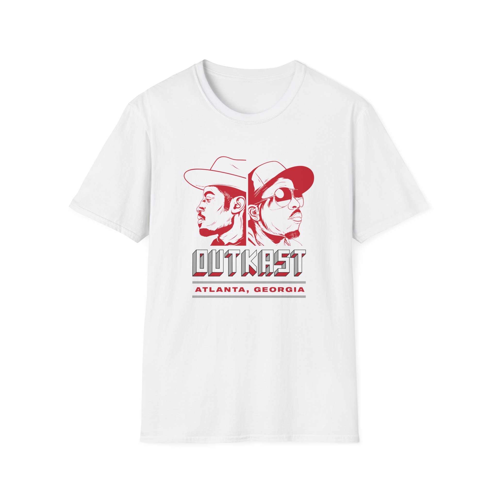Outkast Outkast Atl Unisex Softstyle T-Shirt - Image 3