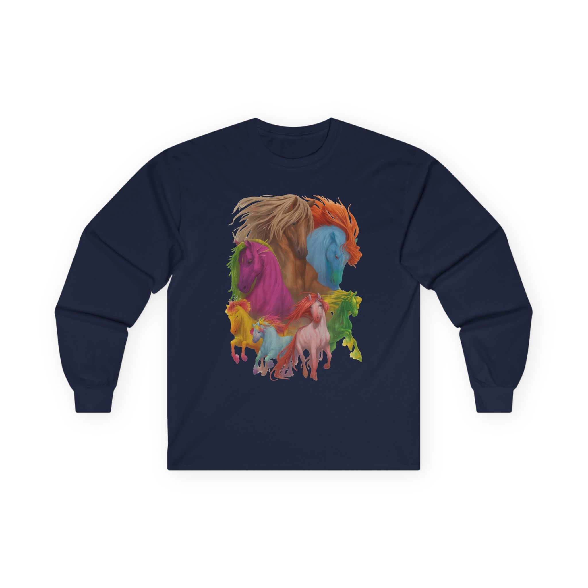 Dropout Dimension 20 The Seven Magic Horse Unisex Ultra Cotton Long Sleeve Tee - Image 9