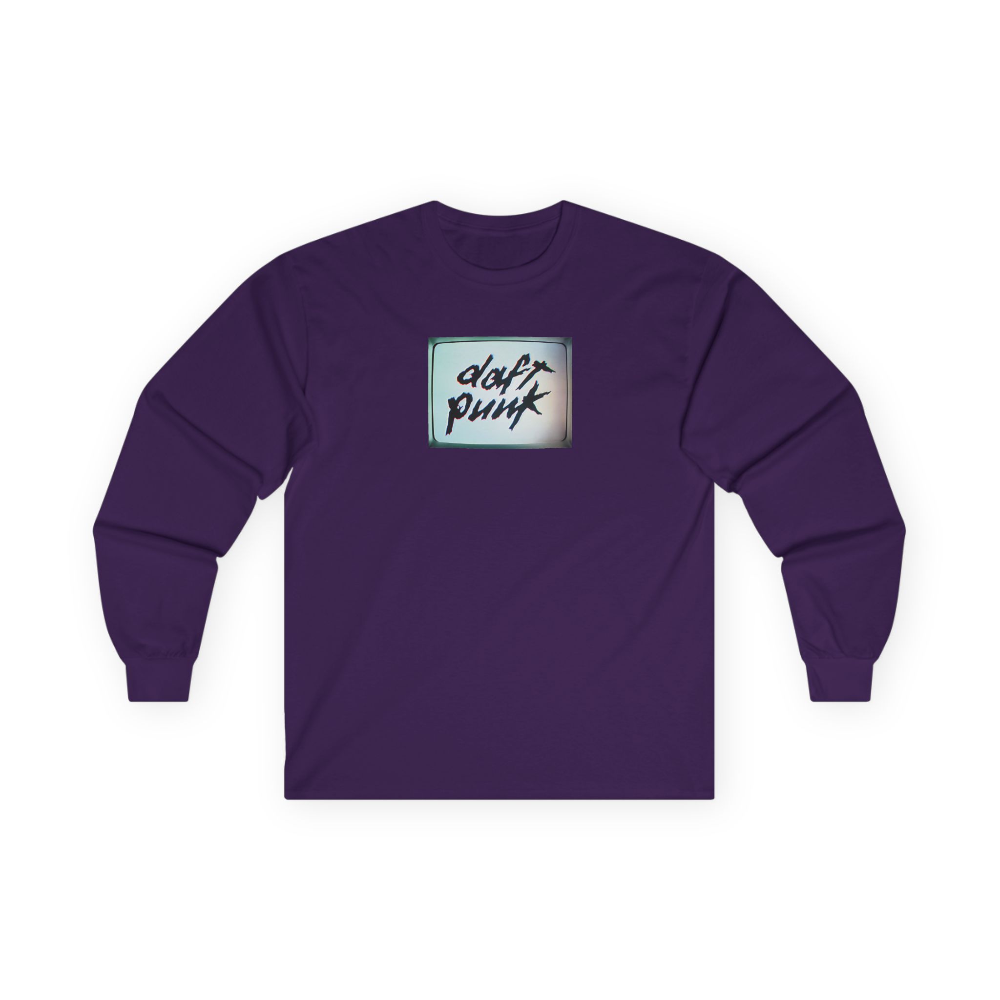 Daft Punk Human After All Black Unisex Ultra Cotton Long Sleeve Tee - Image 13