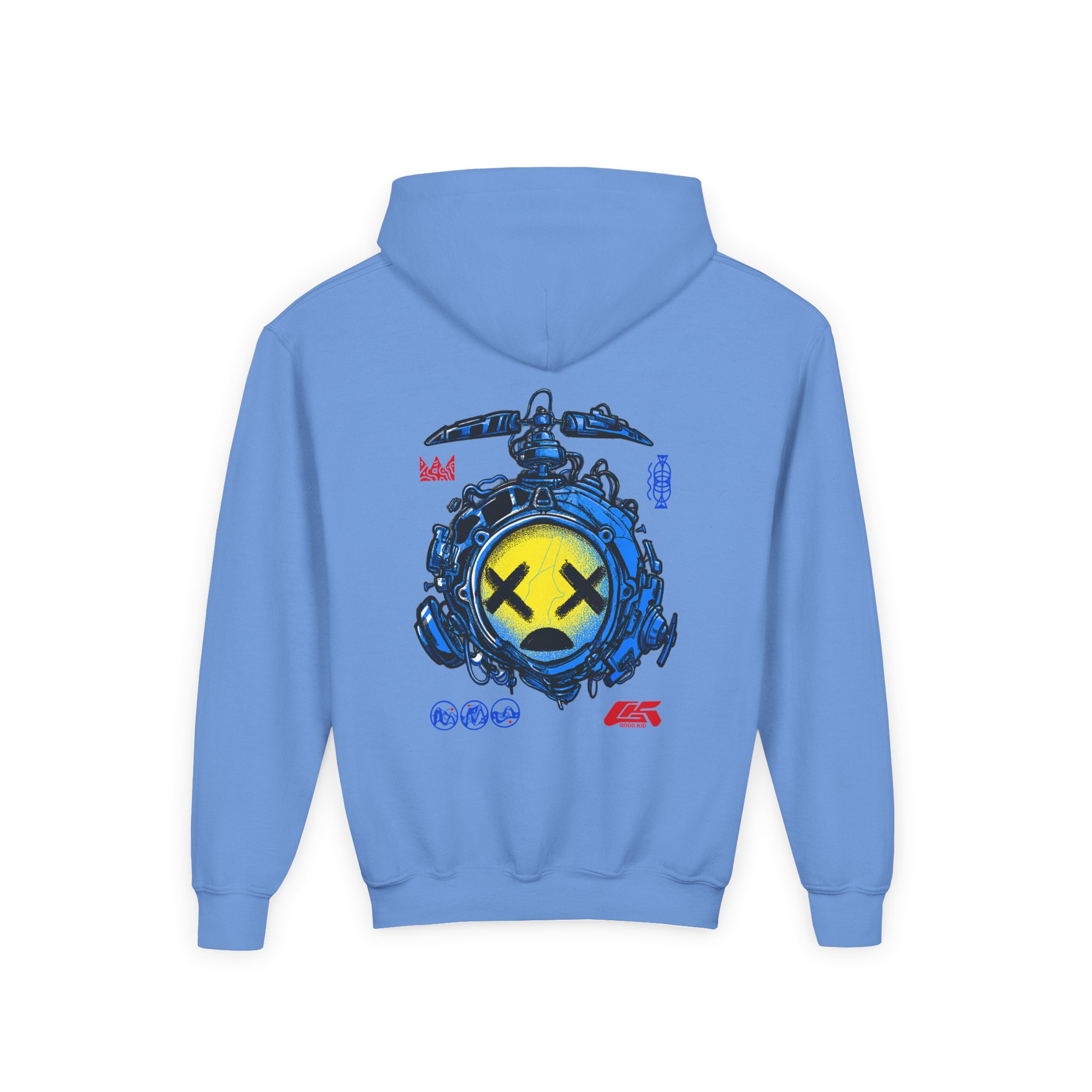 Good Kid Drone Youth Heavy Blend Hooded Sweatshirt - Image 6