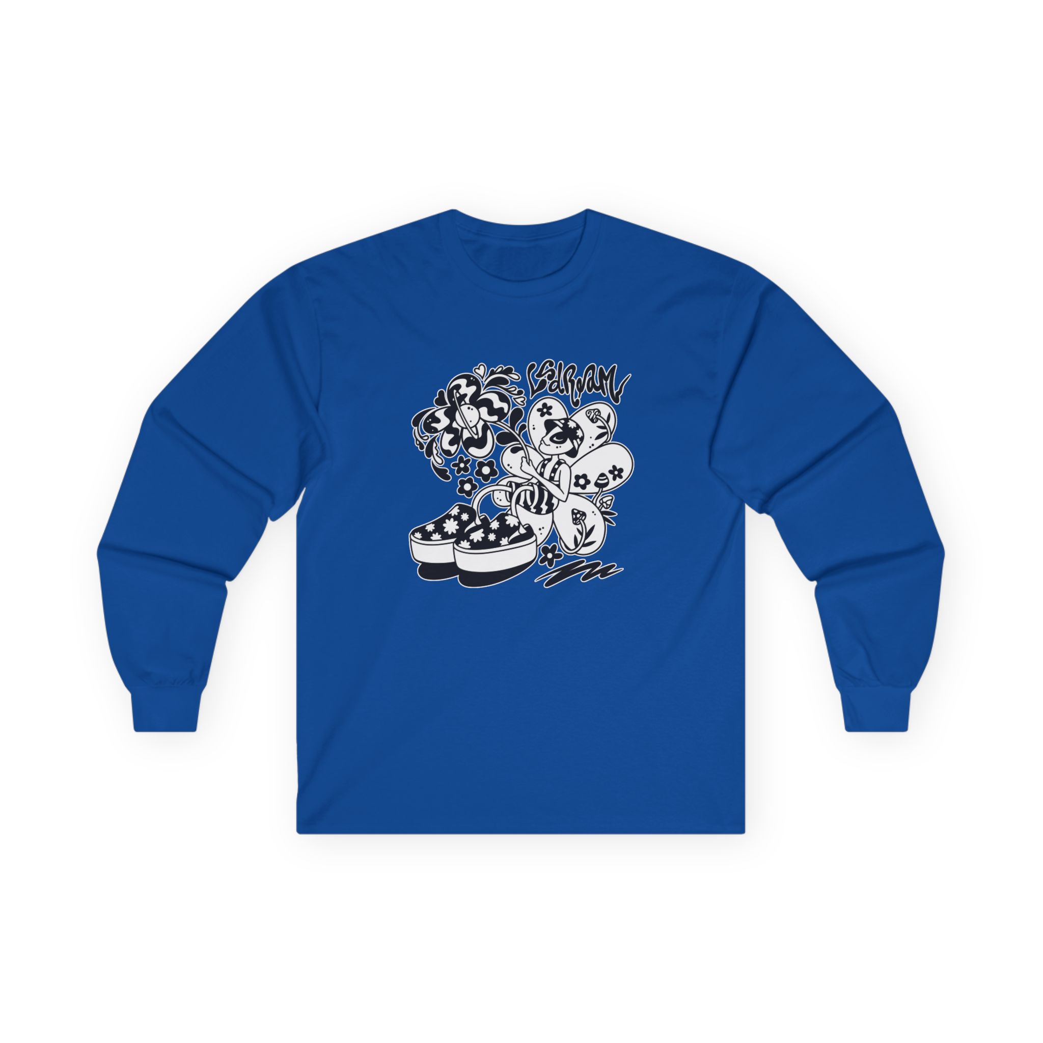 Lsdream Intergalactic Bloom Unisex Ultra Cotton Long Sleeve Tee - Image 9