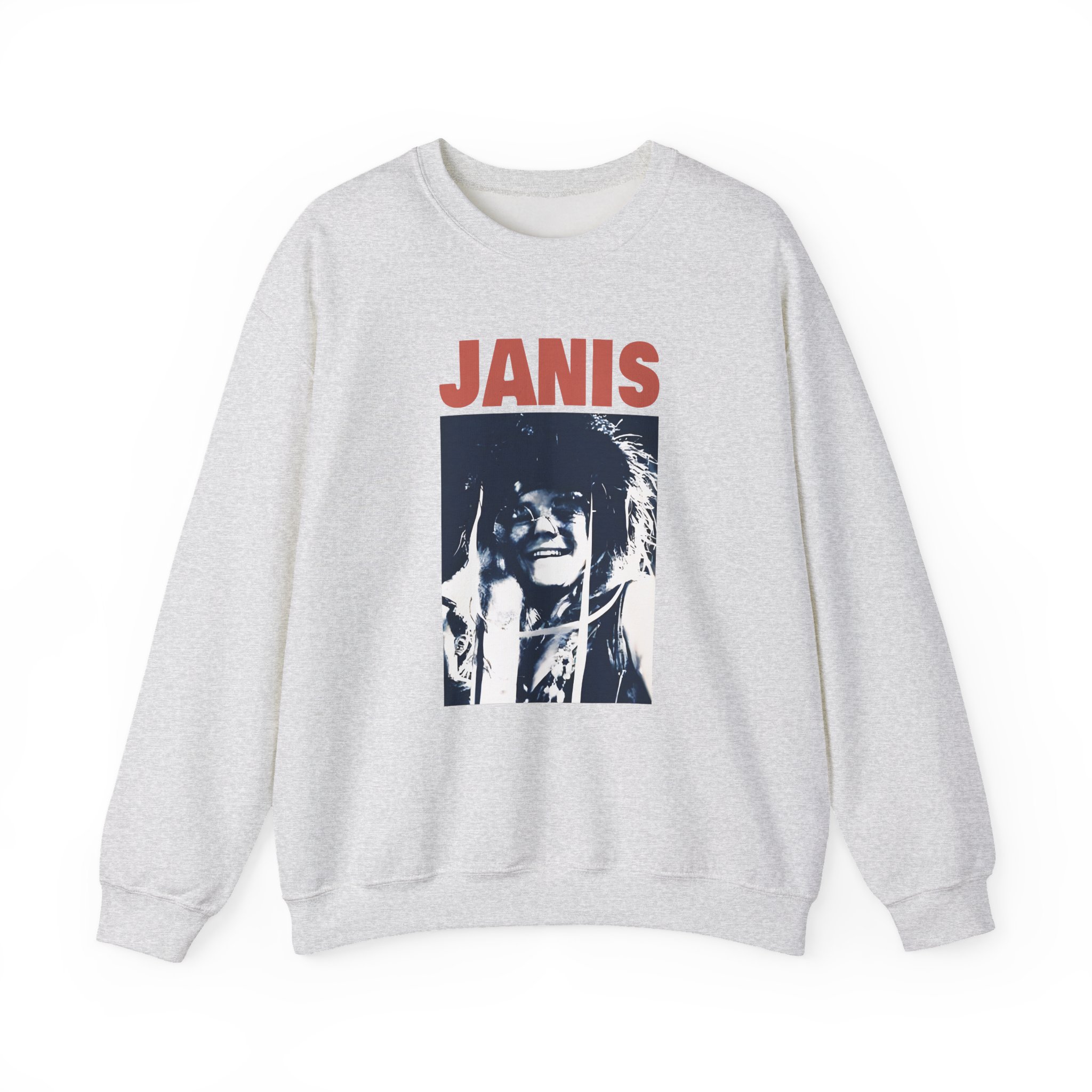 Janis Joplin Beatnick Unisex Heavy Blend™ Crewneck Sweatshirt - Image 3