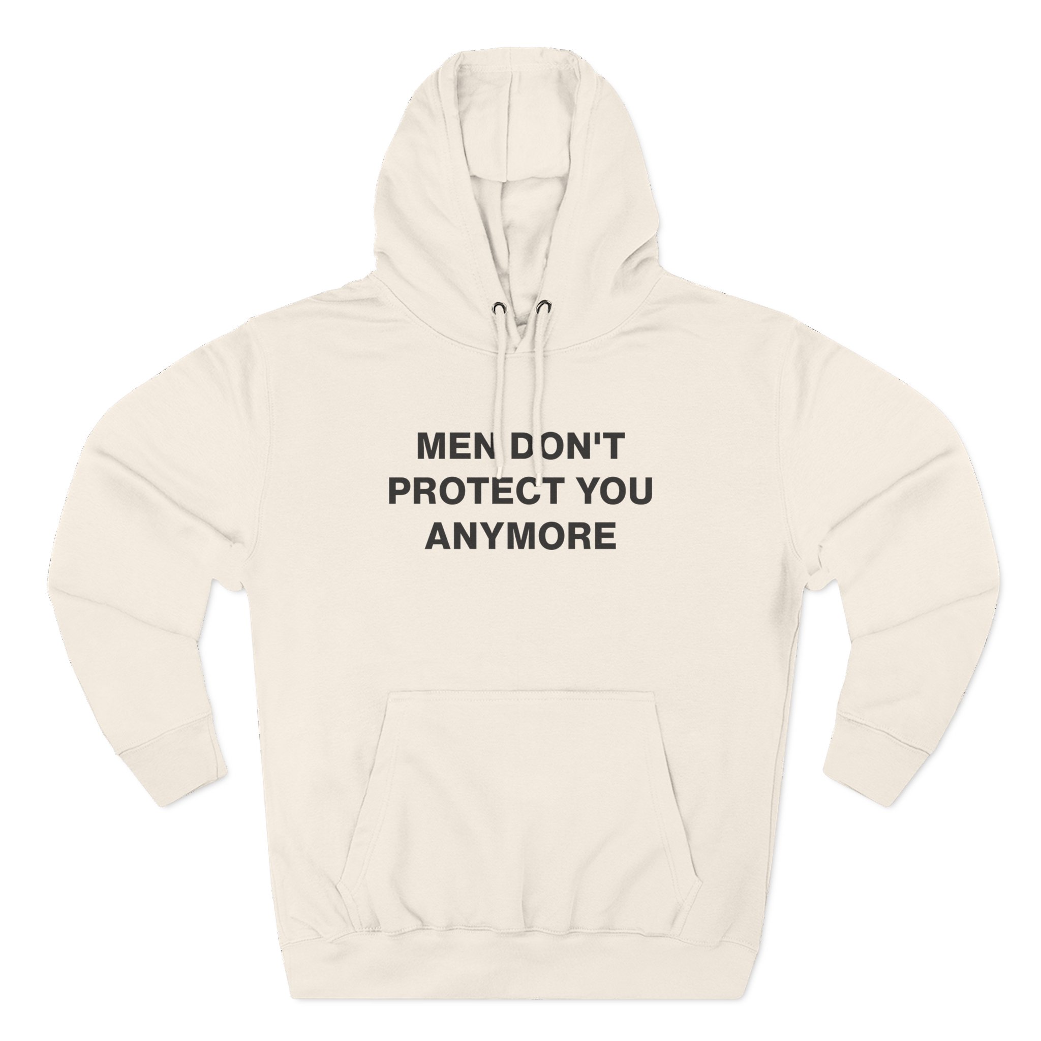 Jenny Holzer Men Don´t Protect You Anymore Three-Panel Fleece Hoodie - Image 5