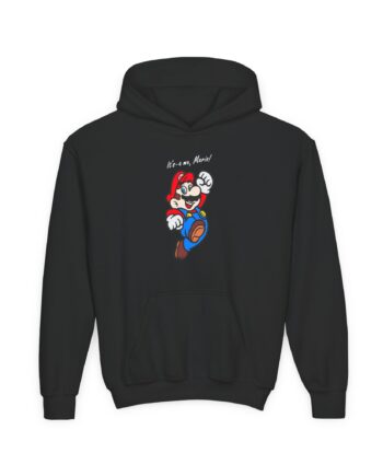 NTD It's-a Me, Mario Youth Heavy Blend Hooded Sweatshirt