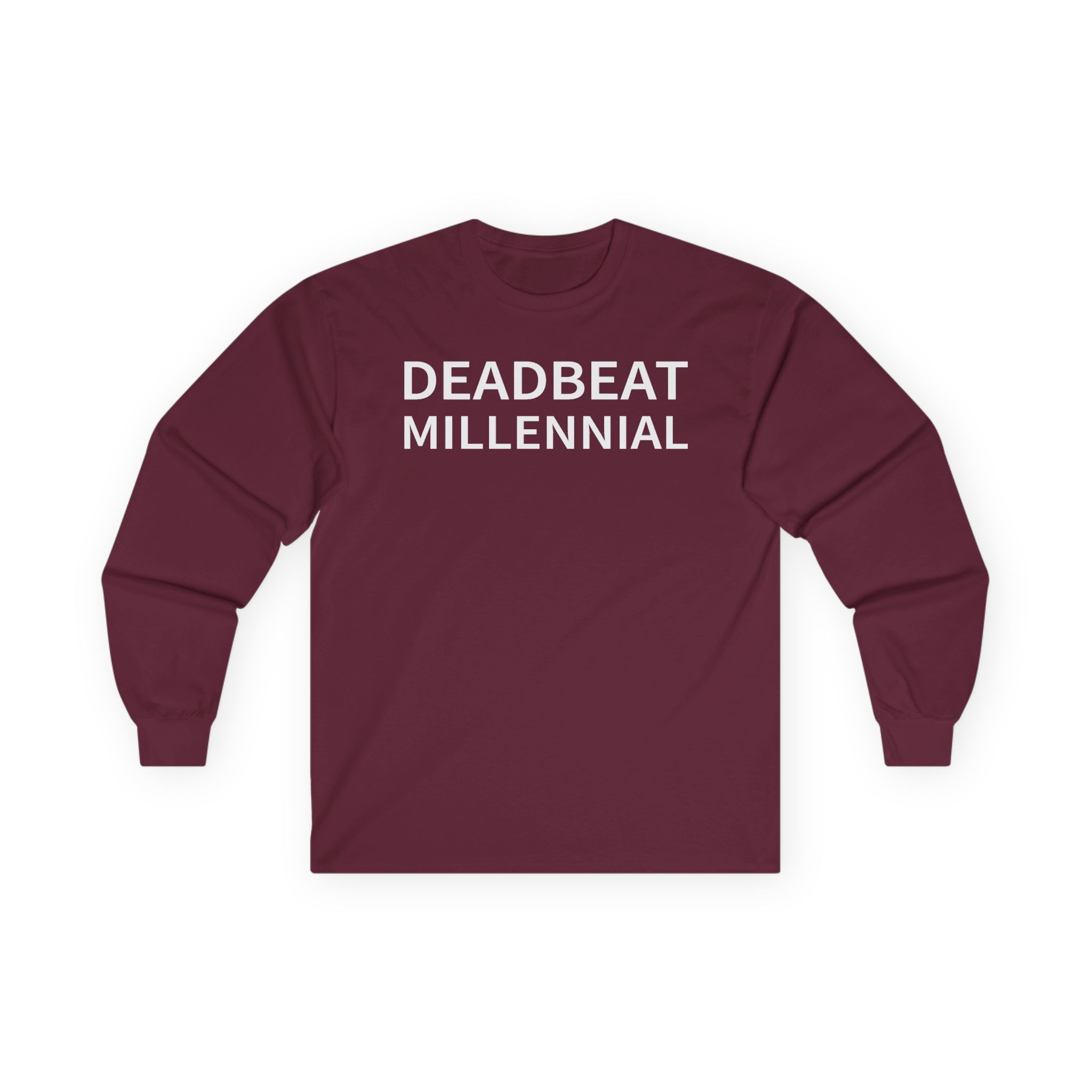 The Snuts Deadbeat Millennial Unisex Ultra Cotton Long Sleeve Tee - Image 3