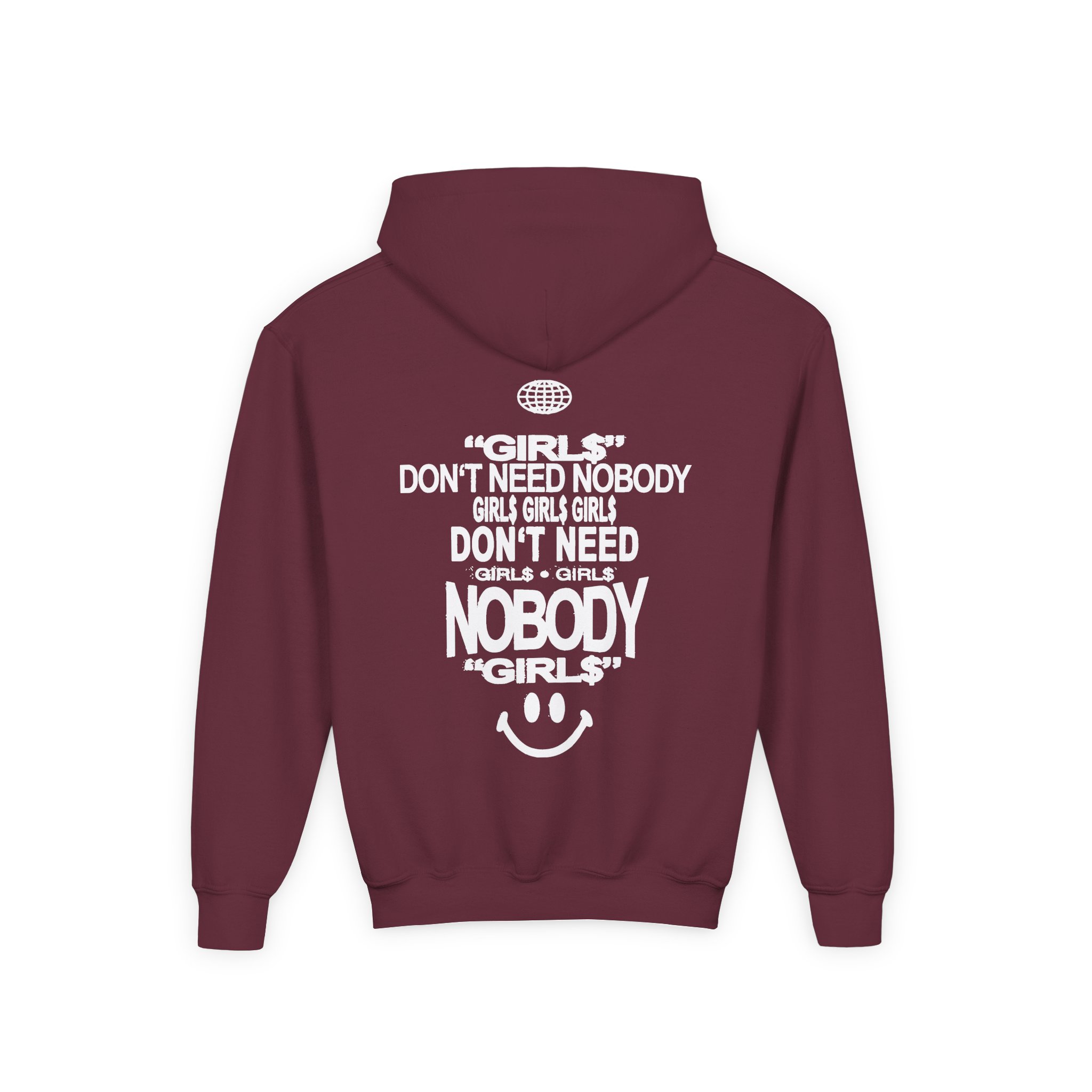 Dom Dolla Girl$ Youth Heavy Blend Hooded Sweatshirt - Image 4