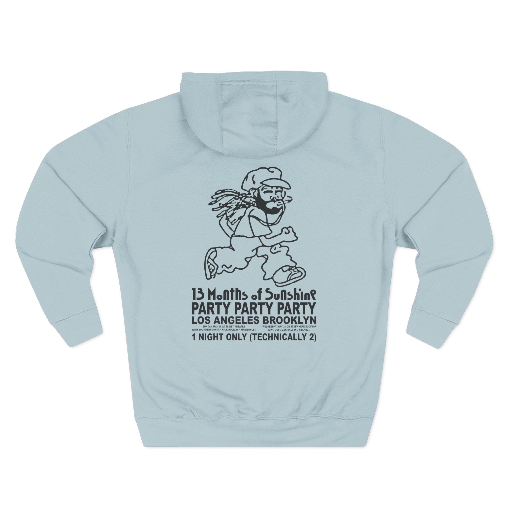 Aminé 13 Seasons Show Three-Panel Fleece Hoodie - Image 12