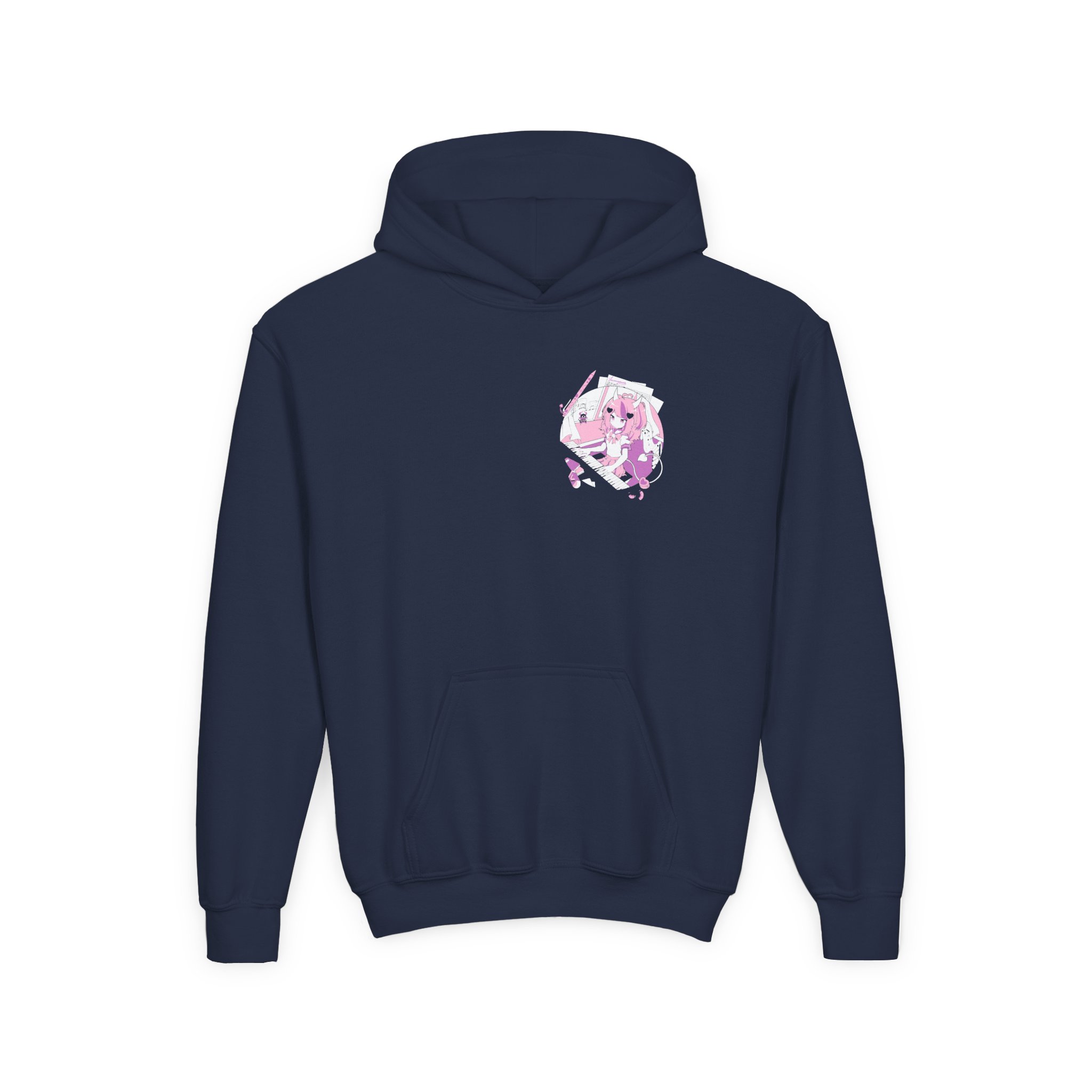 Ironmouse Anime Youth Heavy Blend Hooded Sweatshirt - Image 5