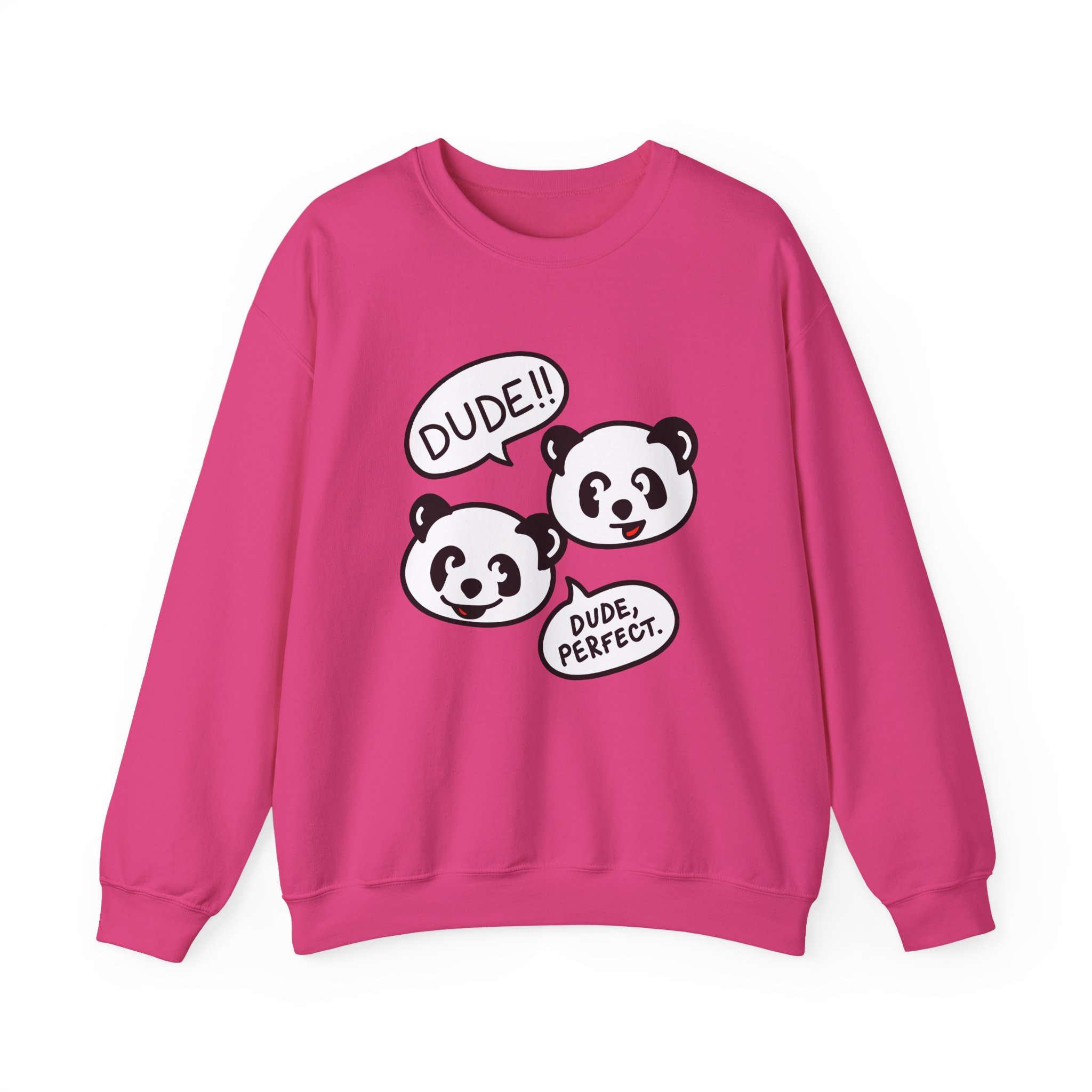 Dude Perfect Panda Comic Unisex Heavy Blend™ Crewneck Sweatshirt - Image 27