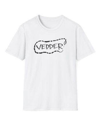 Eddie Vedder Stencil Snake Unisex Softstyle T-Shirt