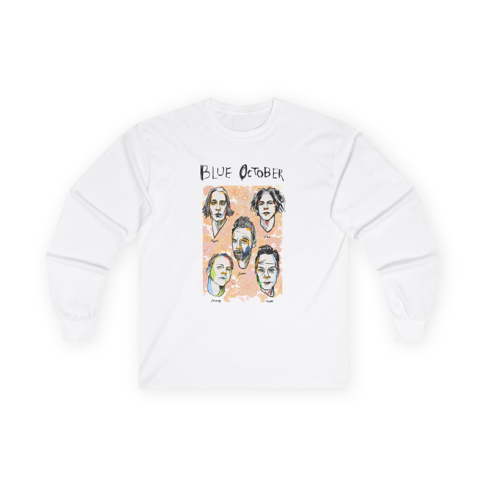 Blue October Caricature Unisex Ultra Cotton Long Sleeve Tee